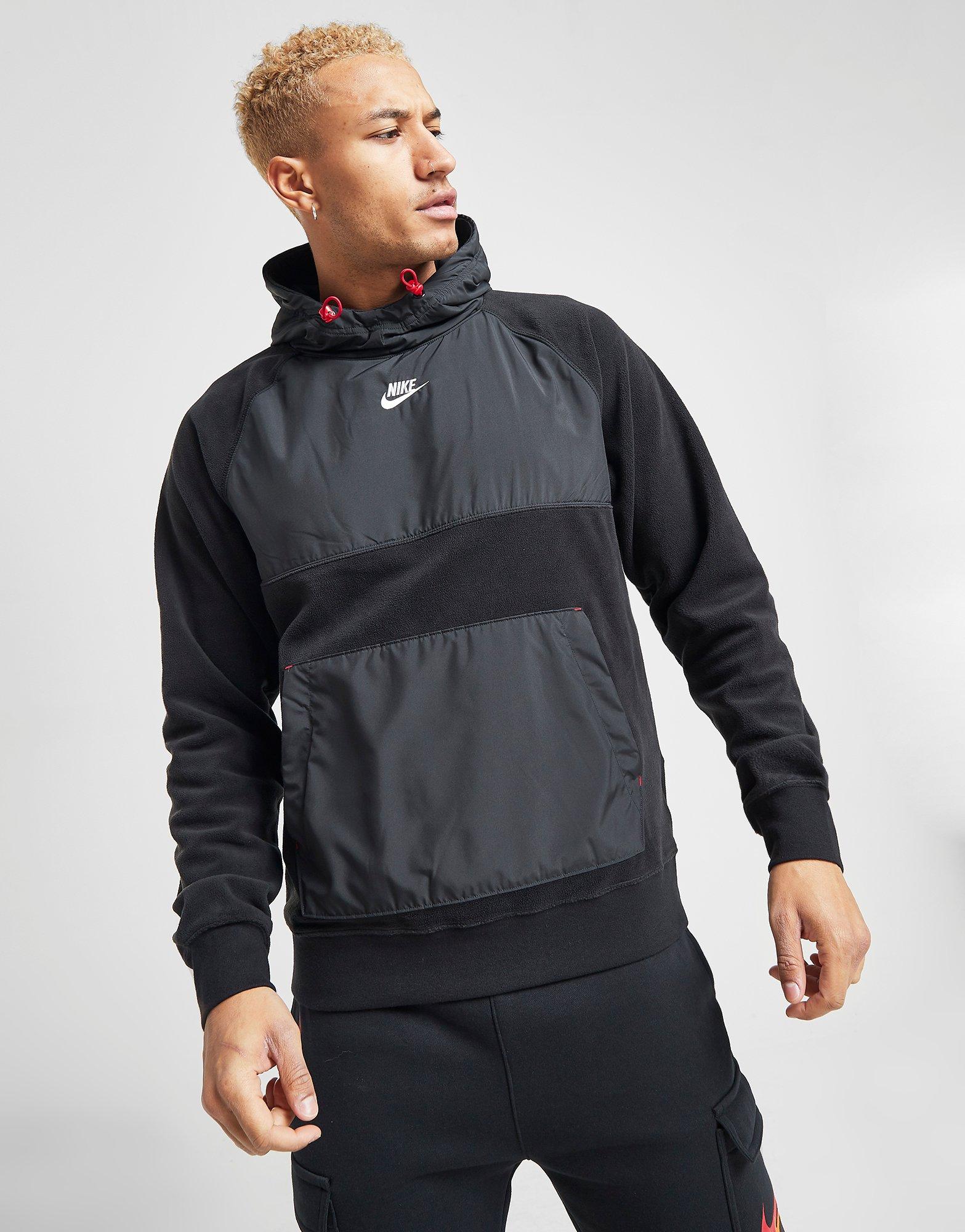 nike polar fleece overhead hoodie