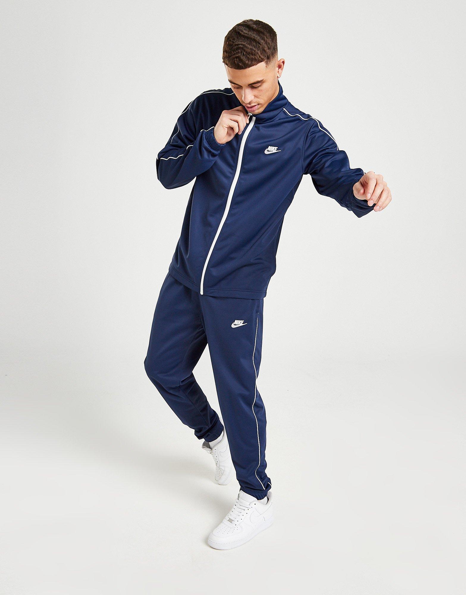 nike blue poly tracksuit