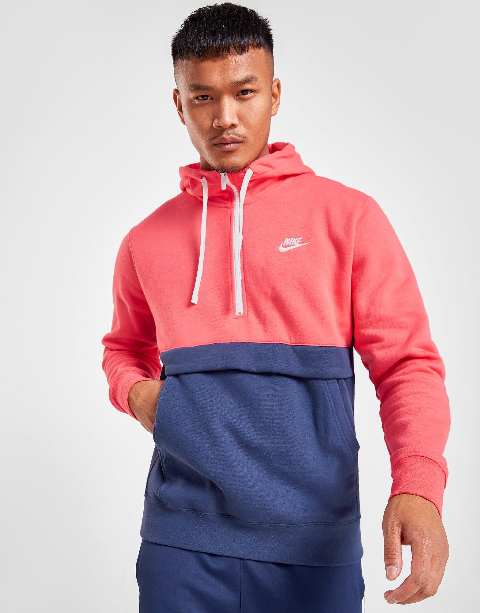 nike foundation half zip hoodie