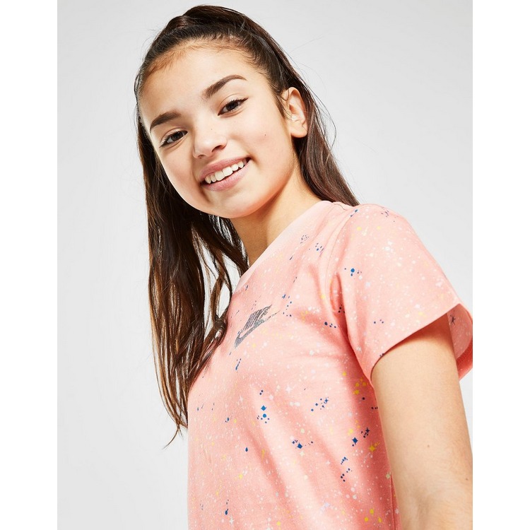 Nike Girls' Shine All Over Print T-Shirt Junior