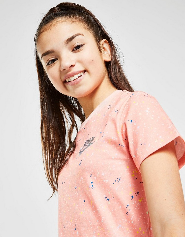 Nike Girls' Shine All Over Print T-Shirt Junior