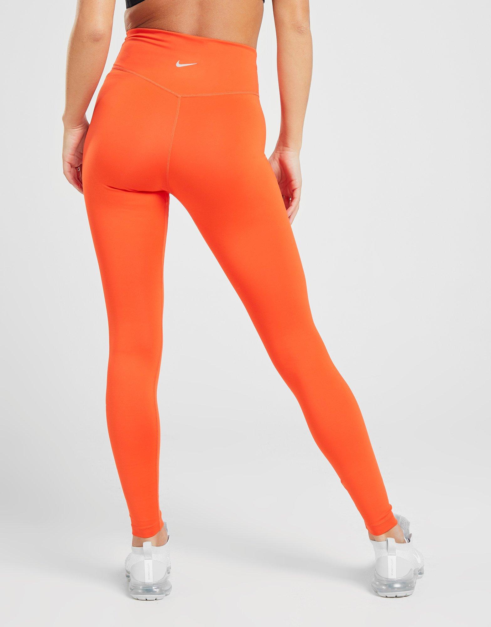 nike orange leggings