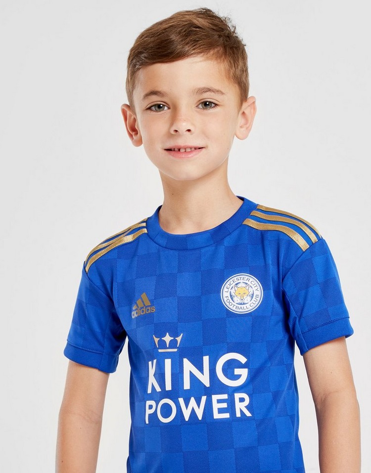 Buy Blue adidas Leicester City FC 19/20 Home Kit Children | JD Sports ...