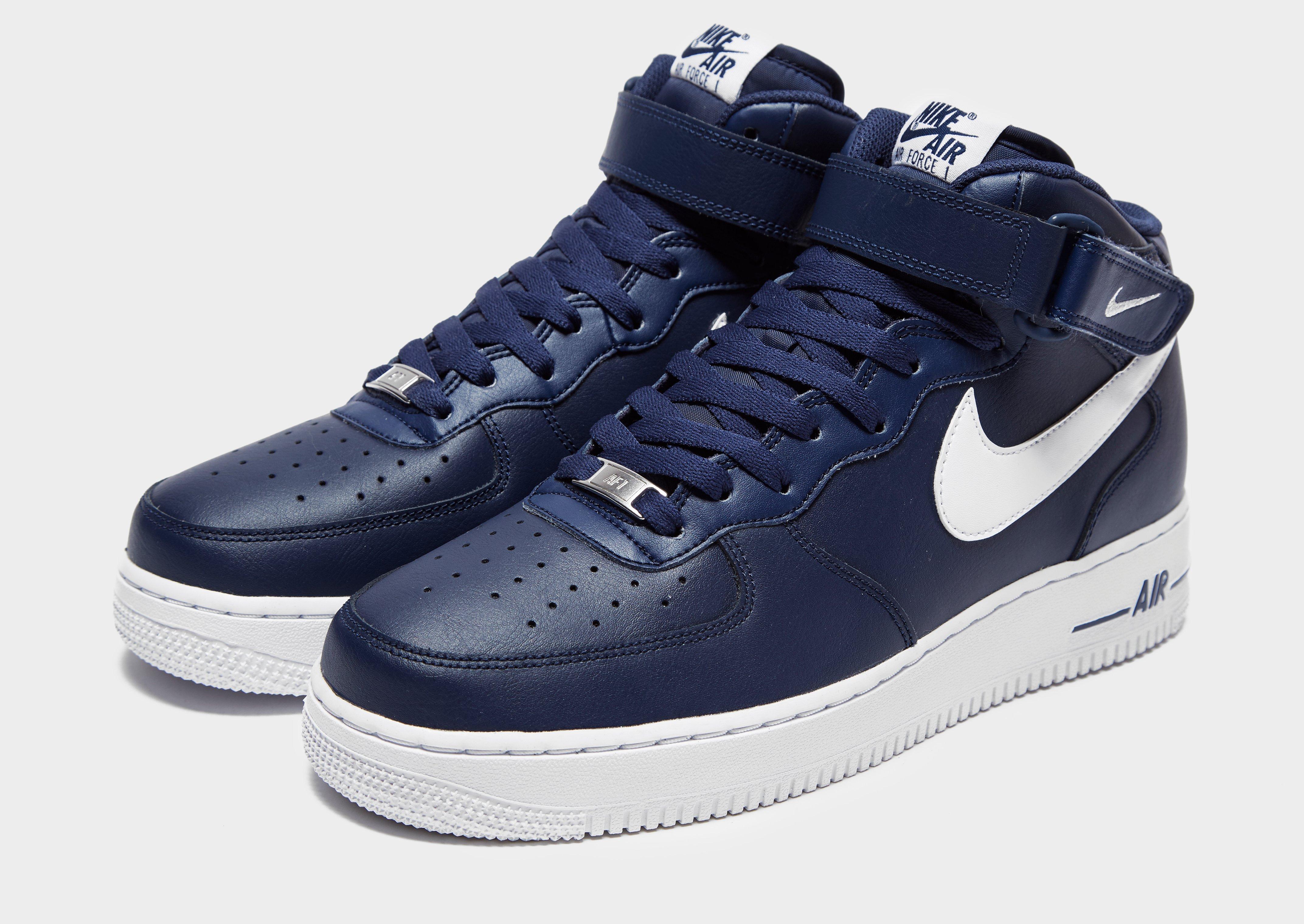 blue nike air force 1 mid