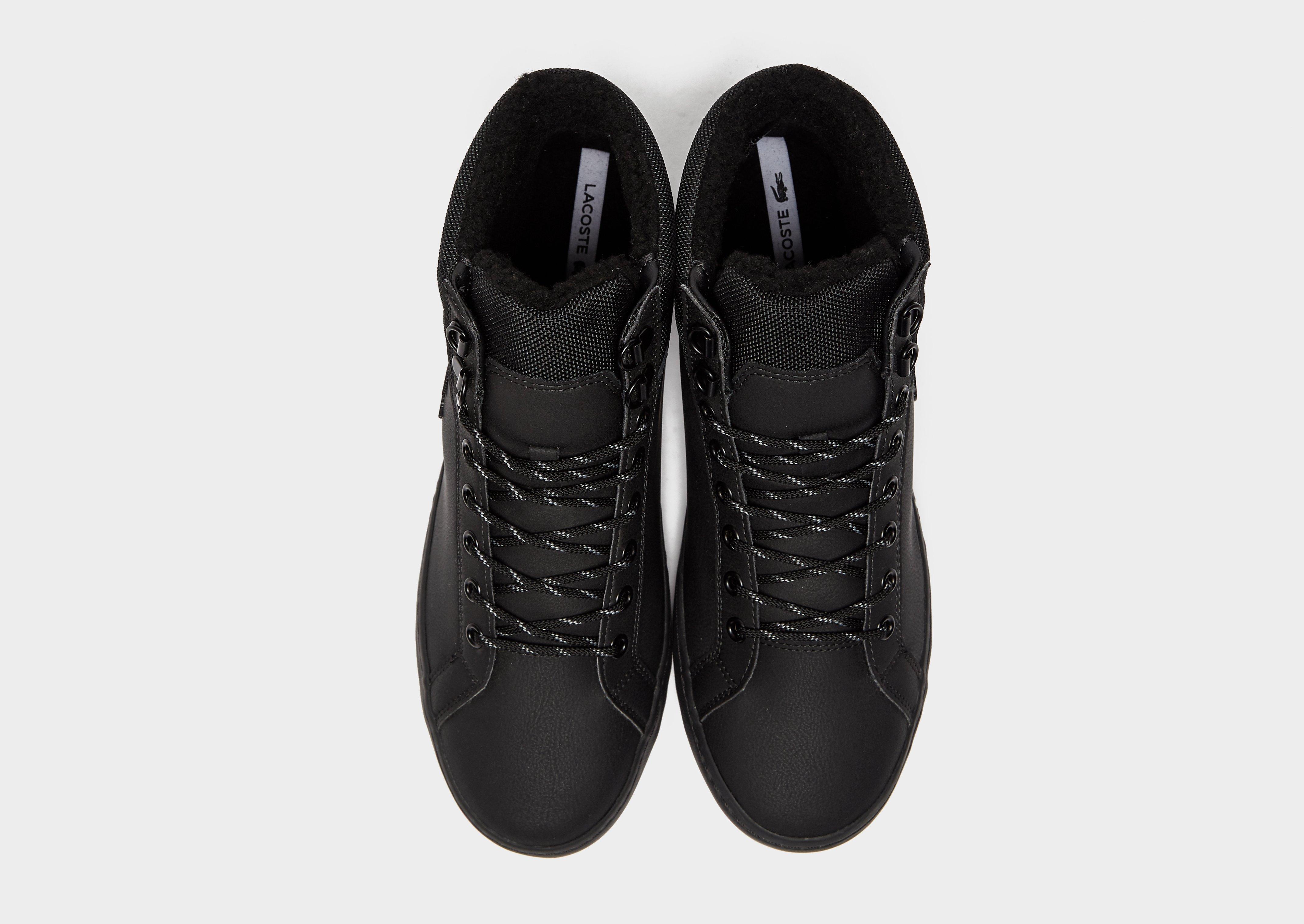 lacoste straightset thermo boot black