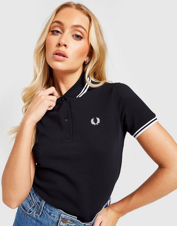 Clothing Womens Clothing Tops & Tees Polos Fred Perry Shirt Crop Top 90s Clothing Crop Polo Top Vintage Fred Perry 90s Crop Top Fred Perry Polo Shirt Festival Clothing 