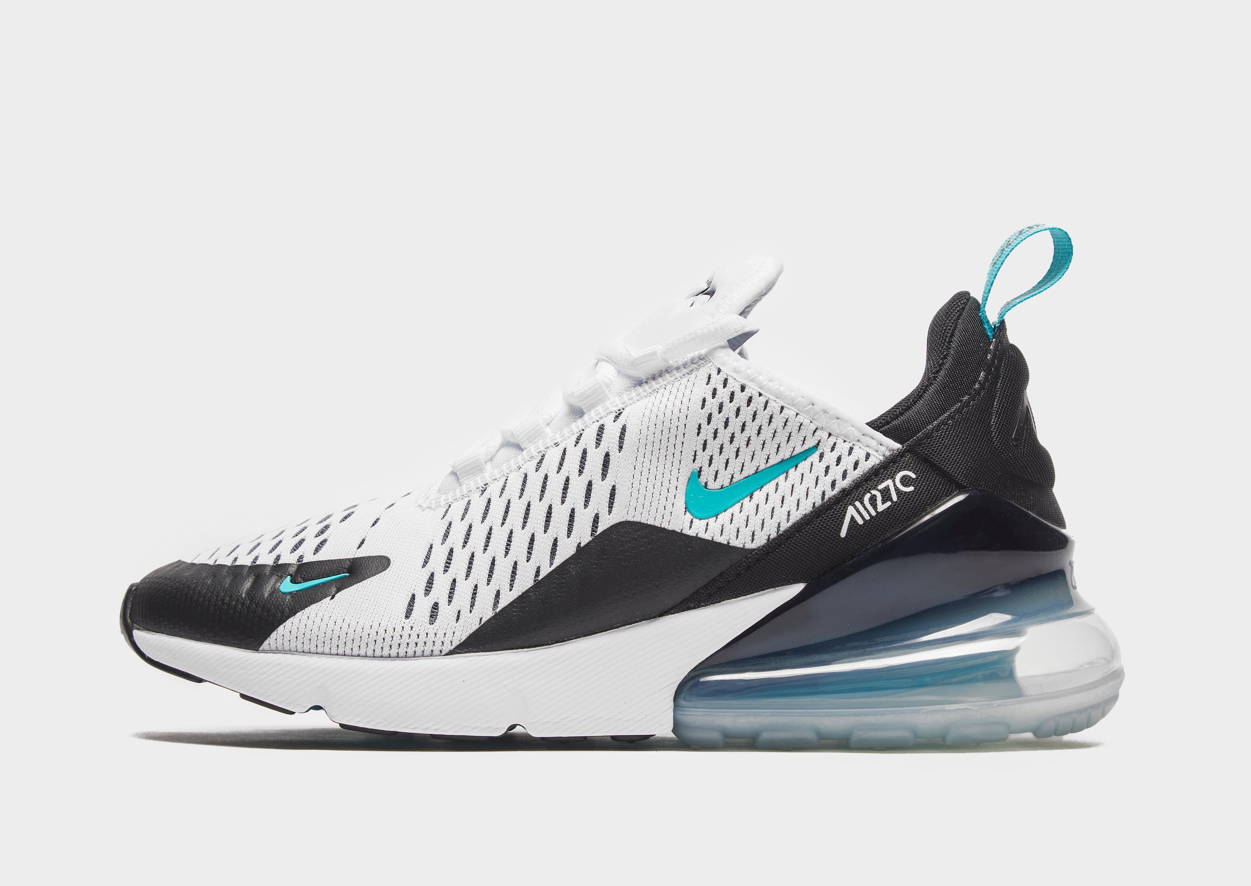 nike air max 270 junior black and blue