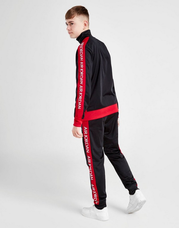 red jordan tracksuit