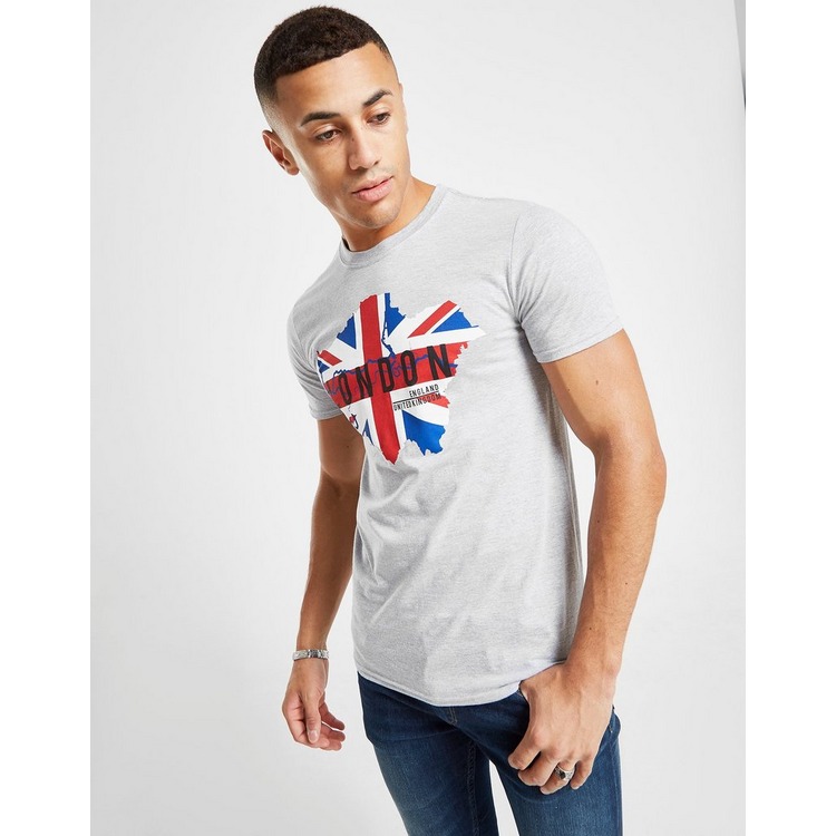 Buy Grey Official Team London Map Short Sleeve T-Shirt | JD Sports