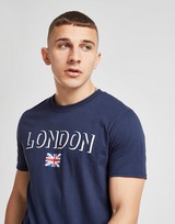 Official Team London Flag Short Sleeve T-Shirt Heren
