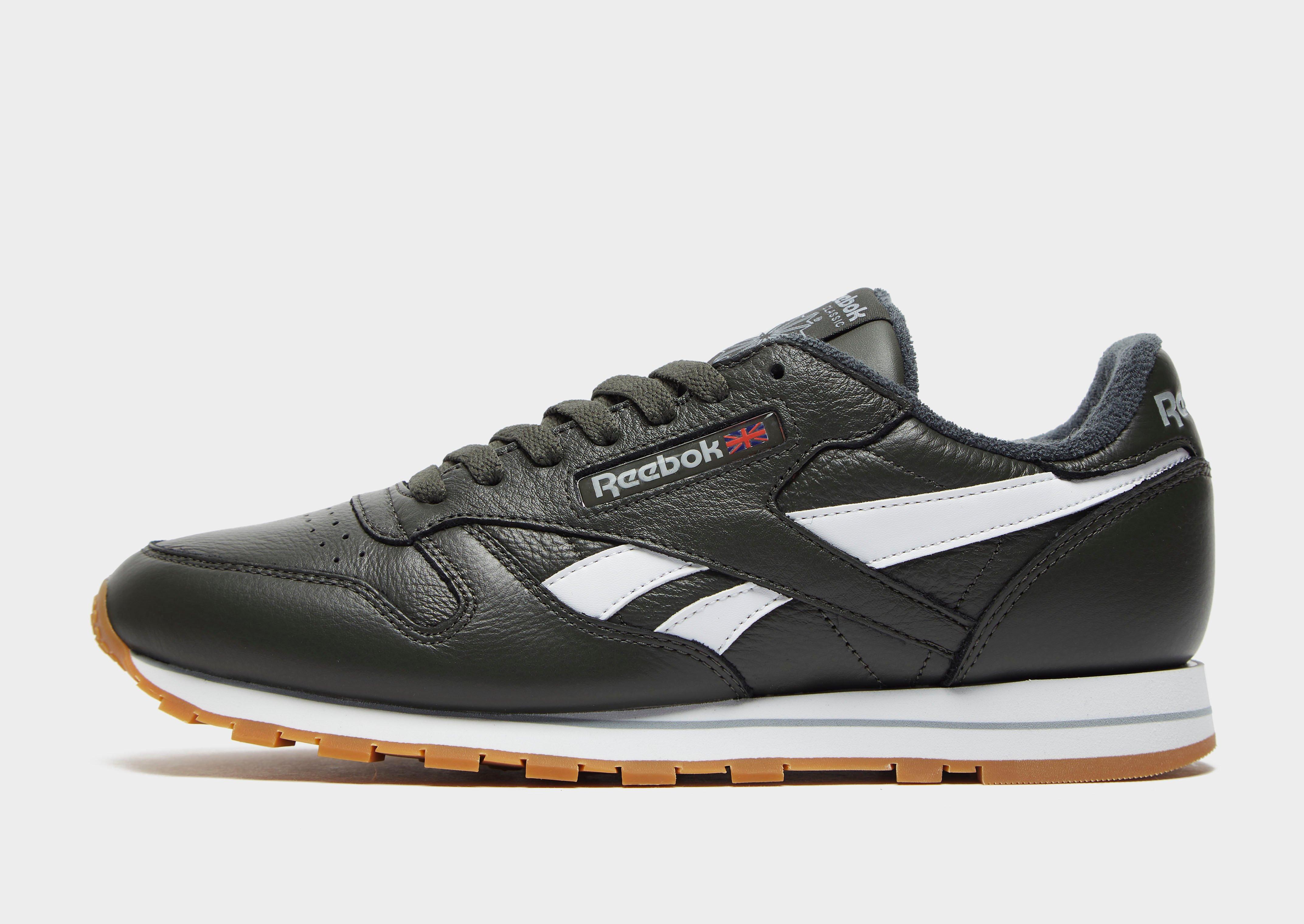 reebok leather homme orange