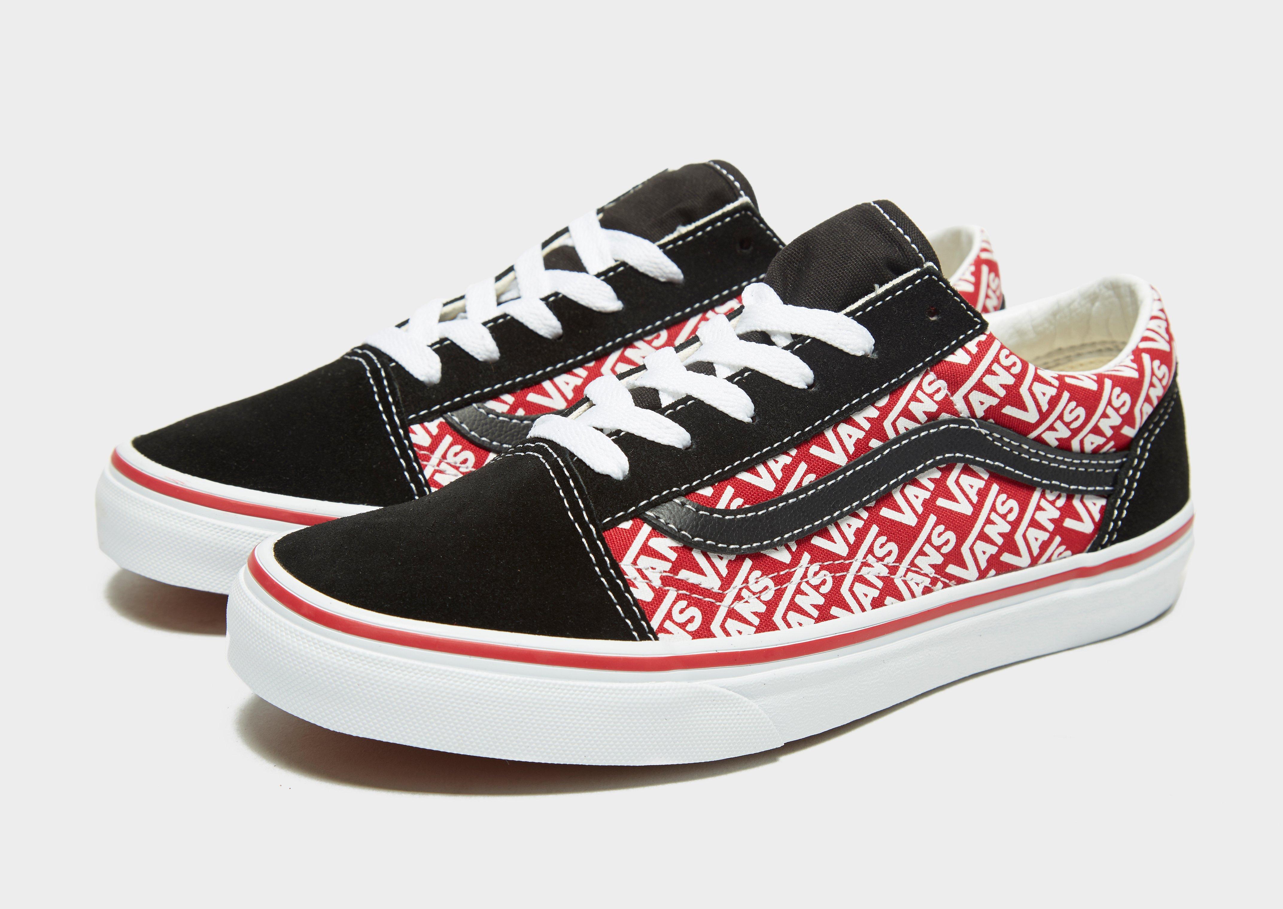 vans rouge femme