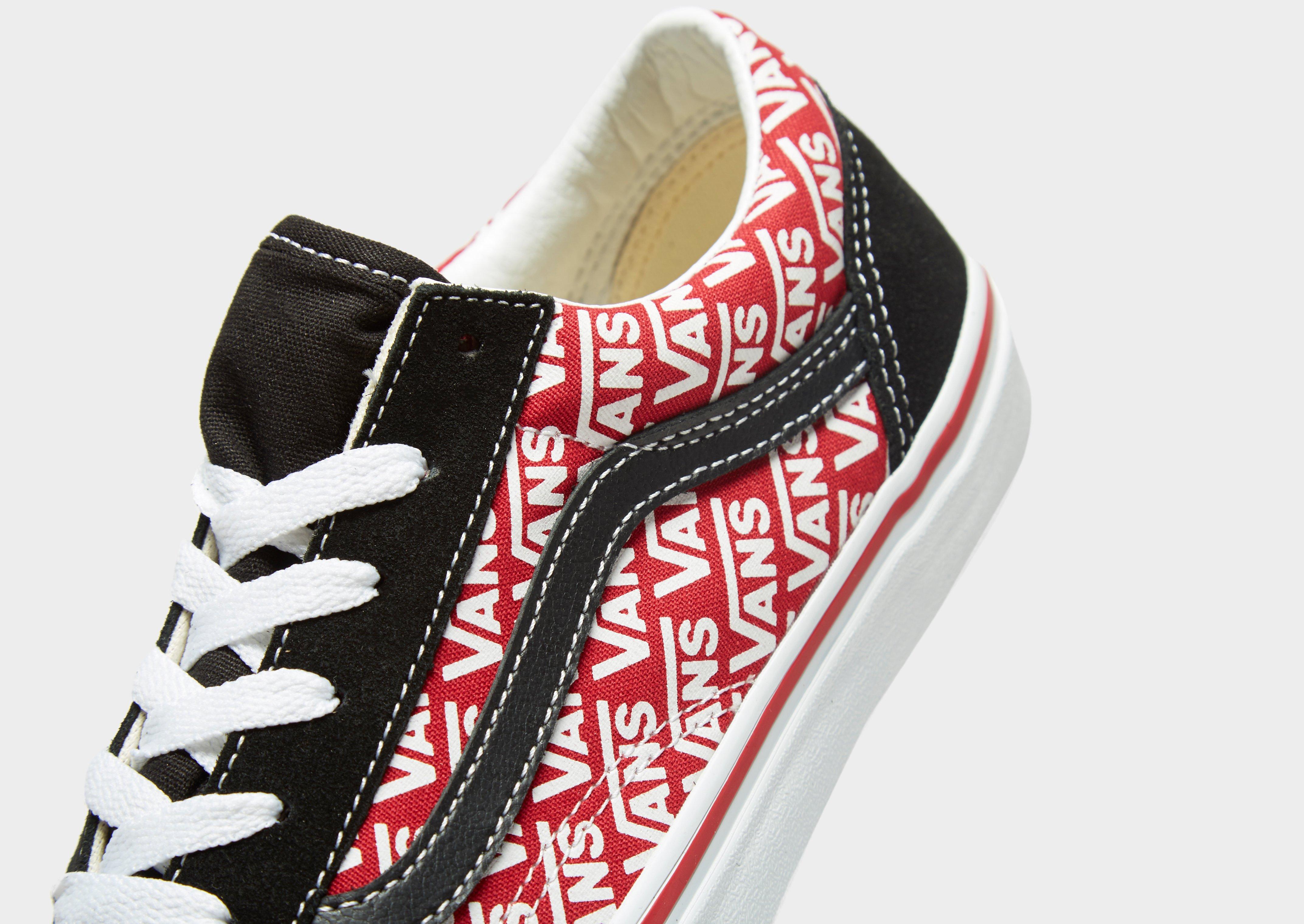 vans rouge jd