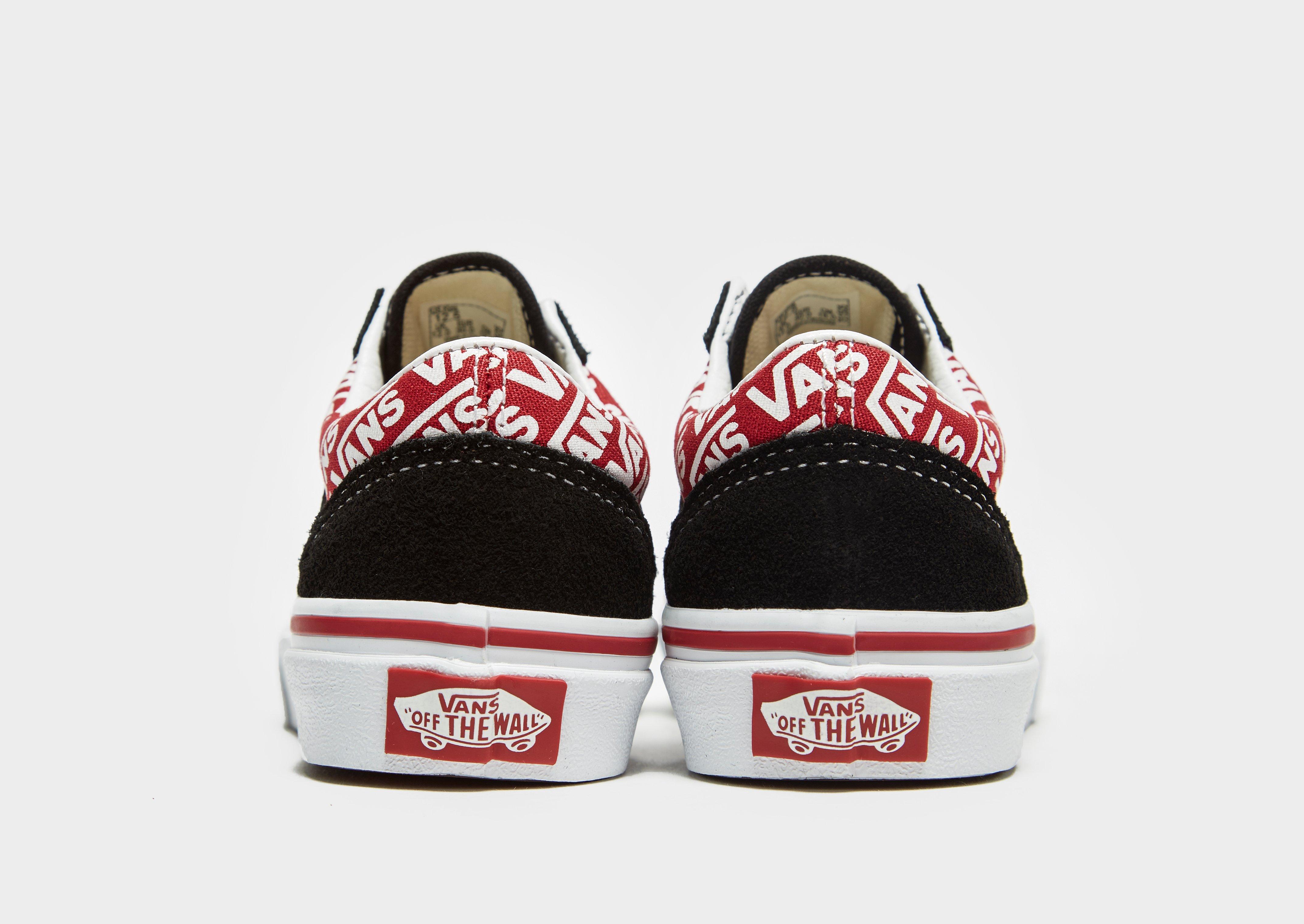 vans rouge enfant