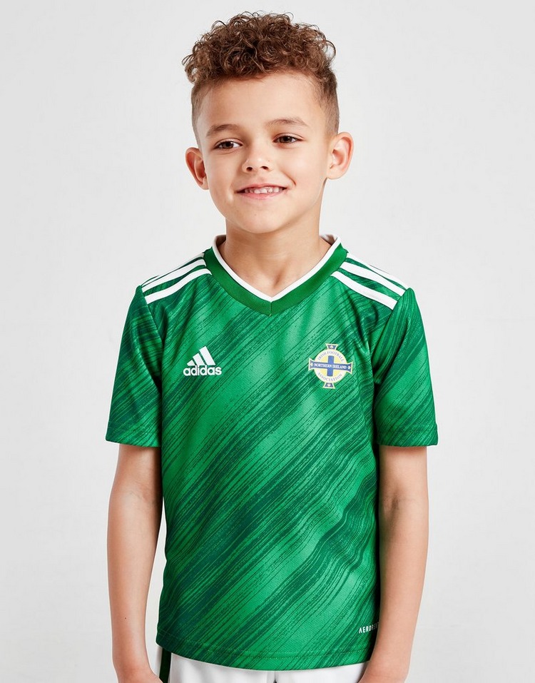 Buy Green adidas Northern Ireland 2020 Home Kit Children | JD Sports ...