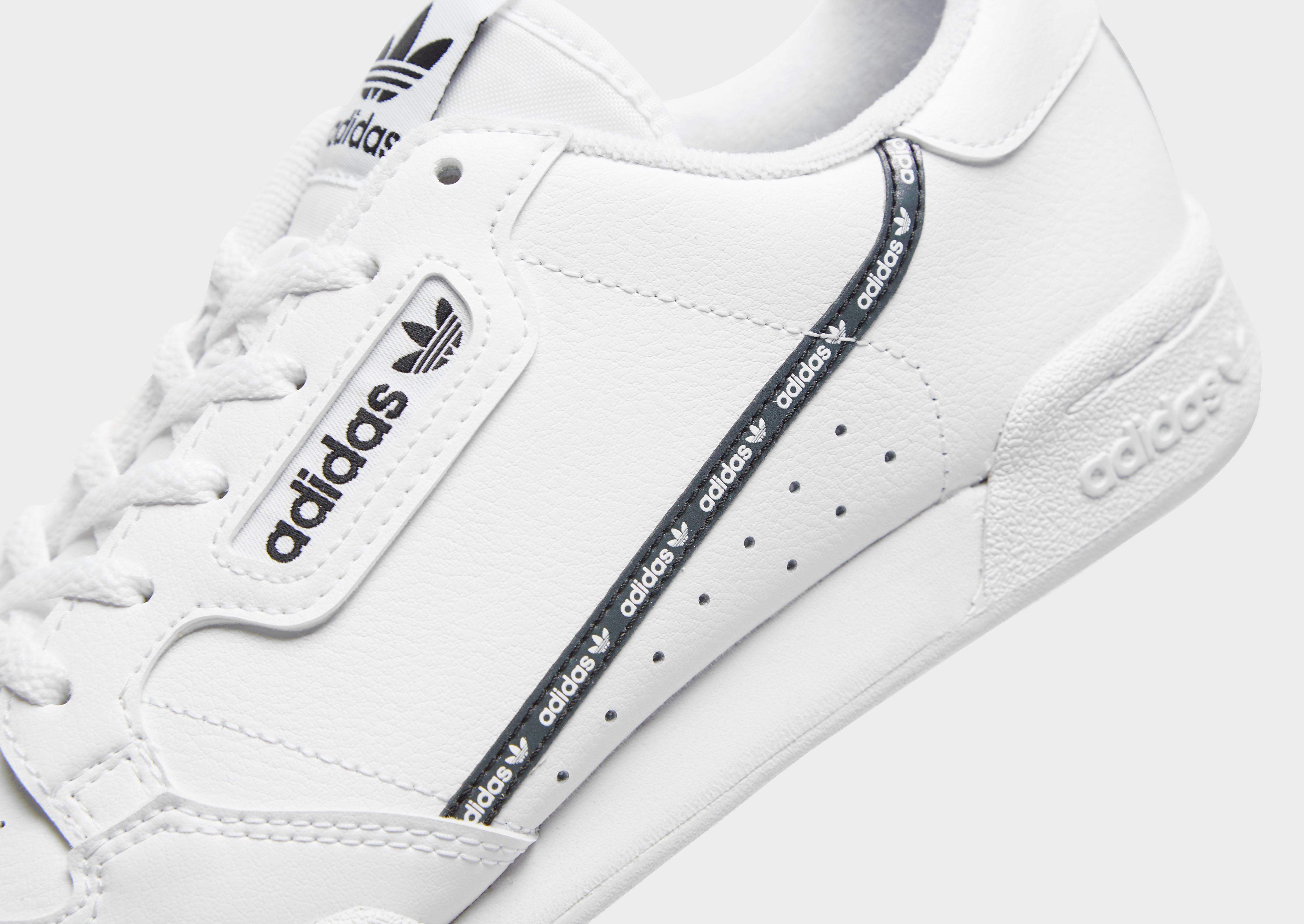 adidas continental 80 white junior