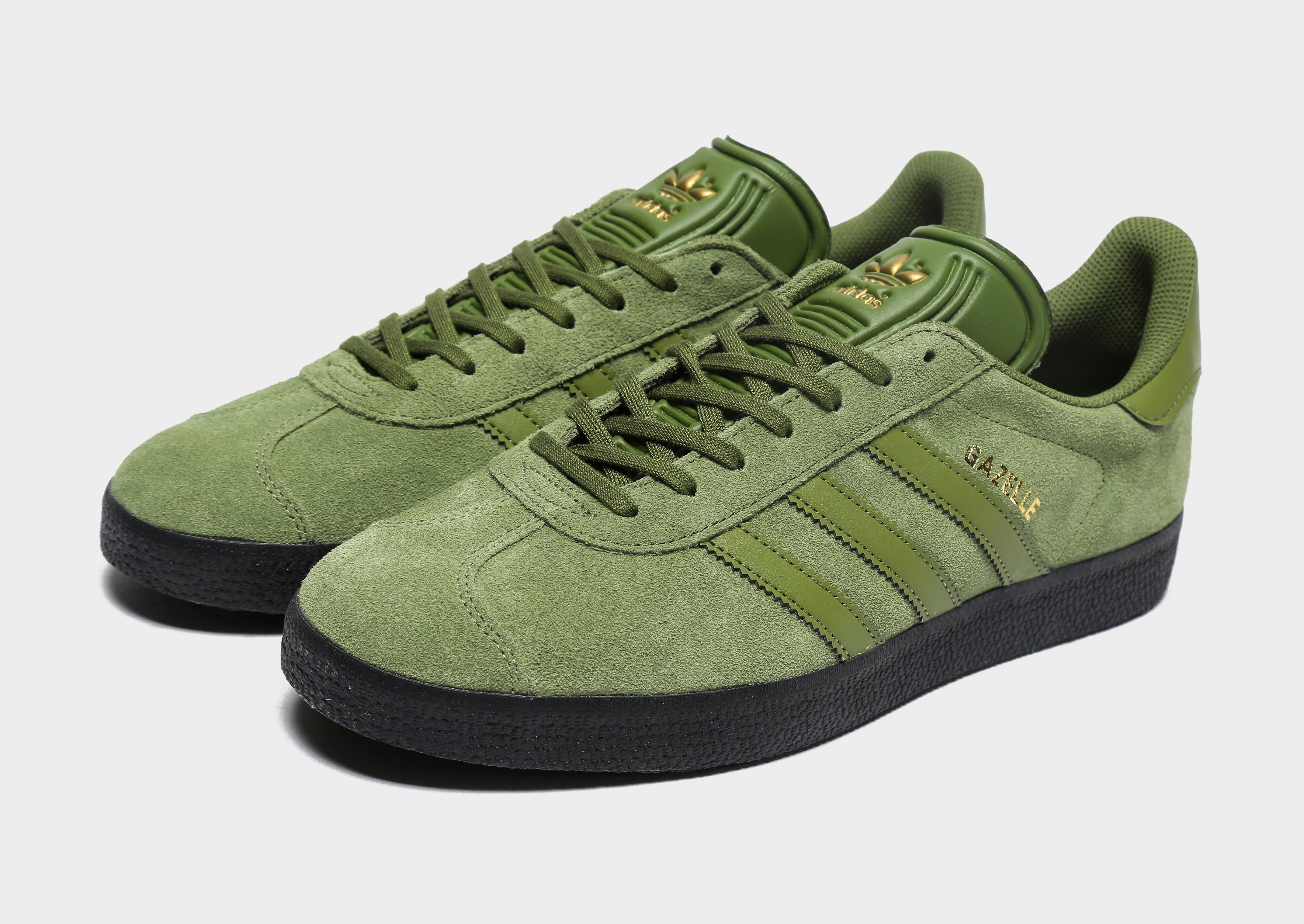 jd green adidas trainers
