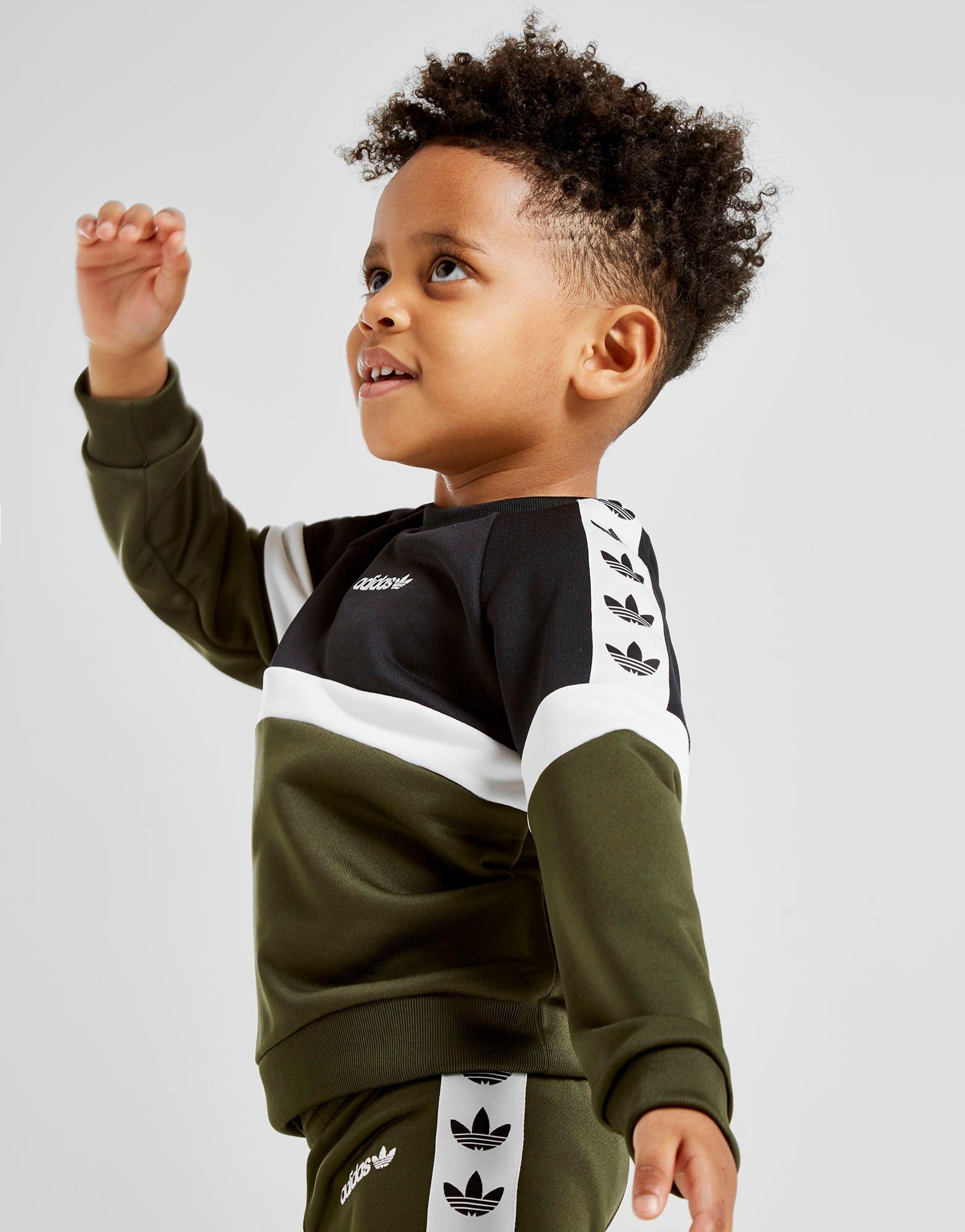 adidas originals camo itasca crew tracksuit children