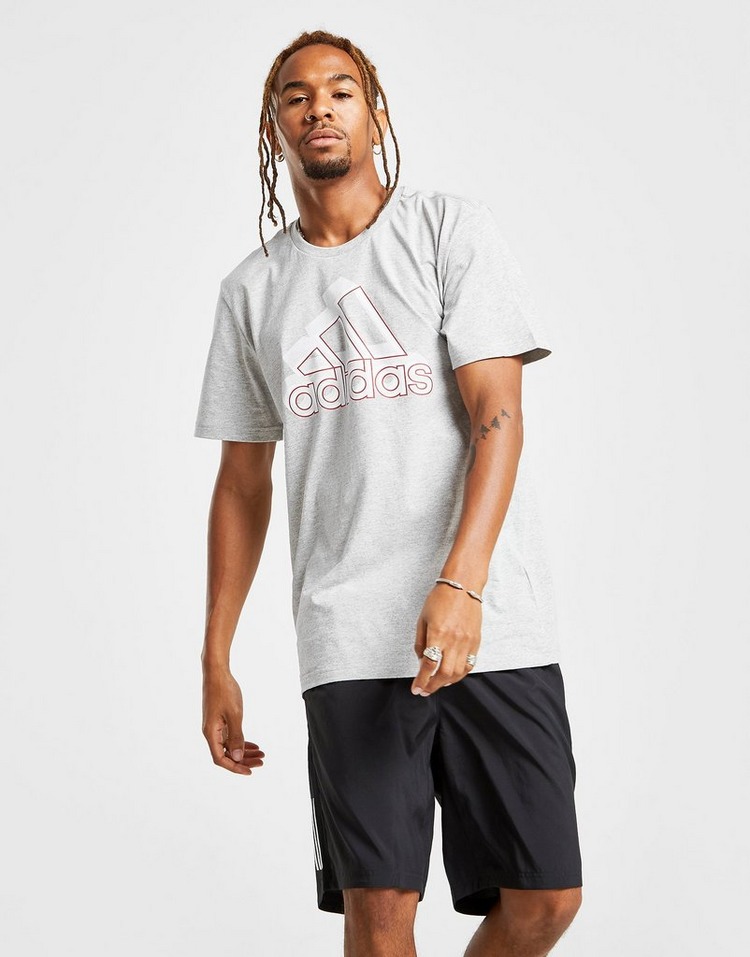 adidas Badge of Sport Glitch T-Shirt Heren