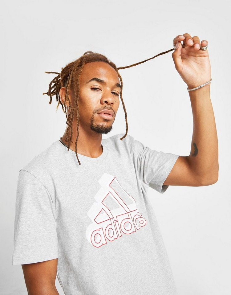 adidas Badge of Sport Glitch T-Shirt Heren