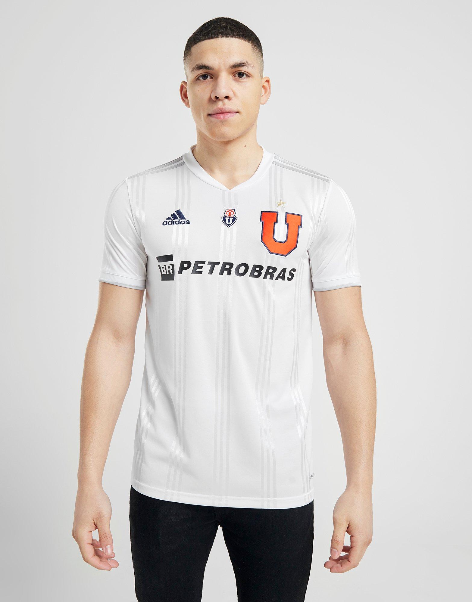 White Adidas Universidad De Chile 2020 Away Shirt Jd Sports