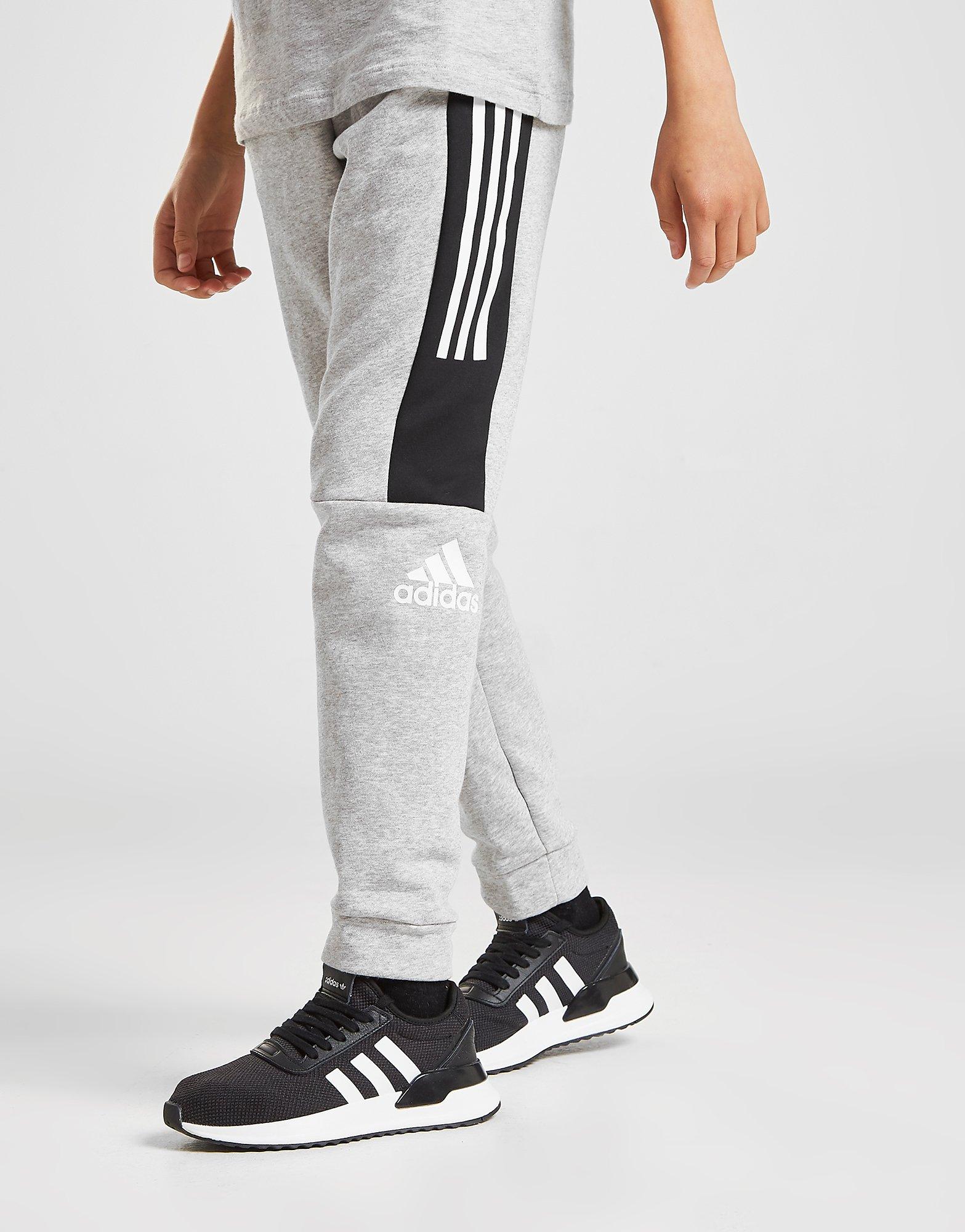 grey adidas joggers junior