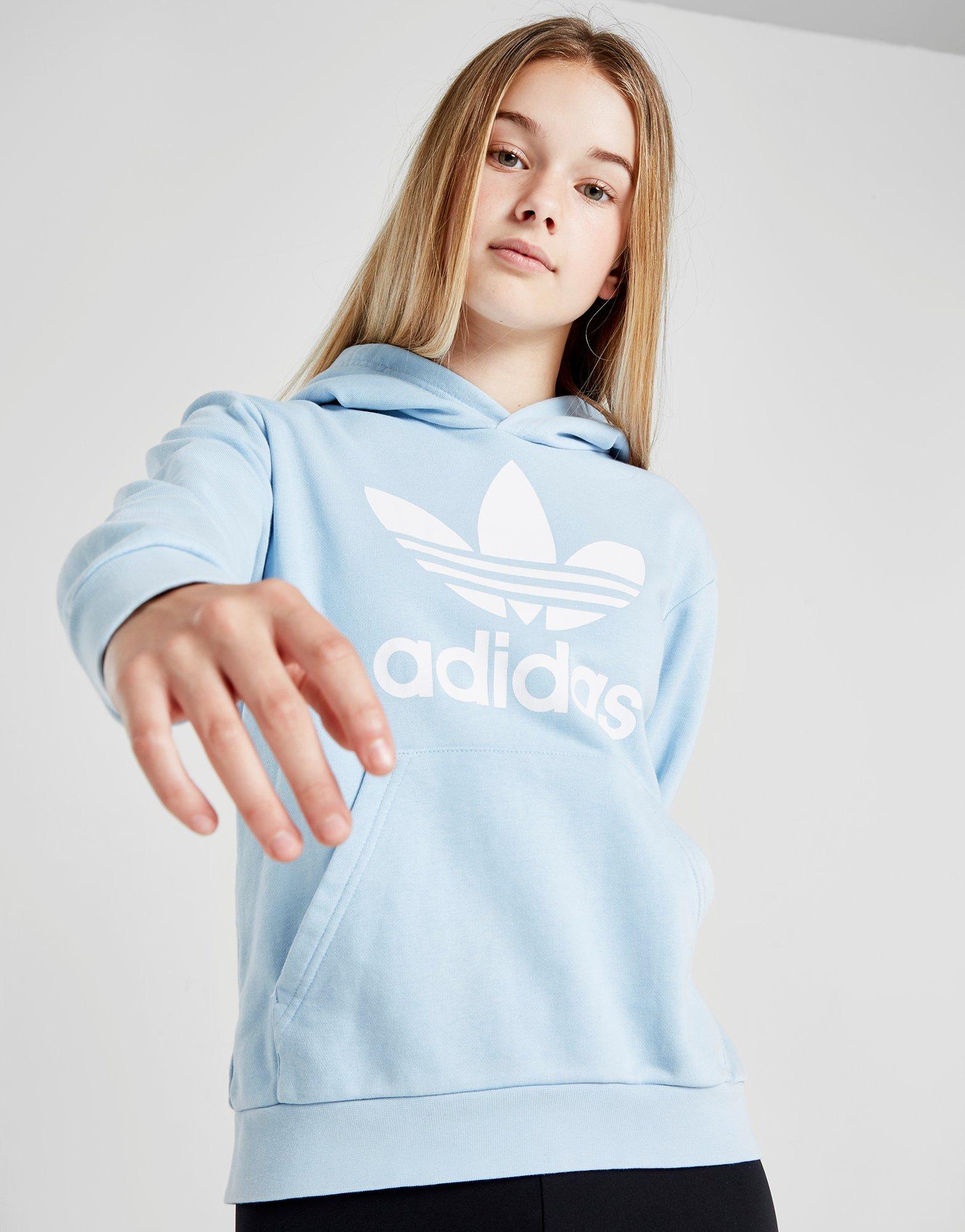 light blue adidas hoodie