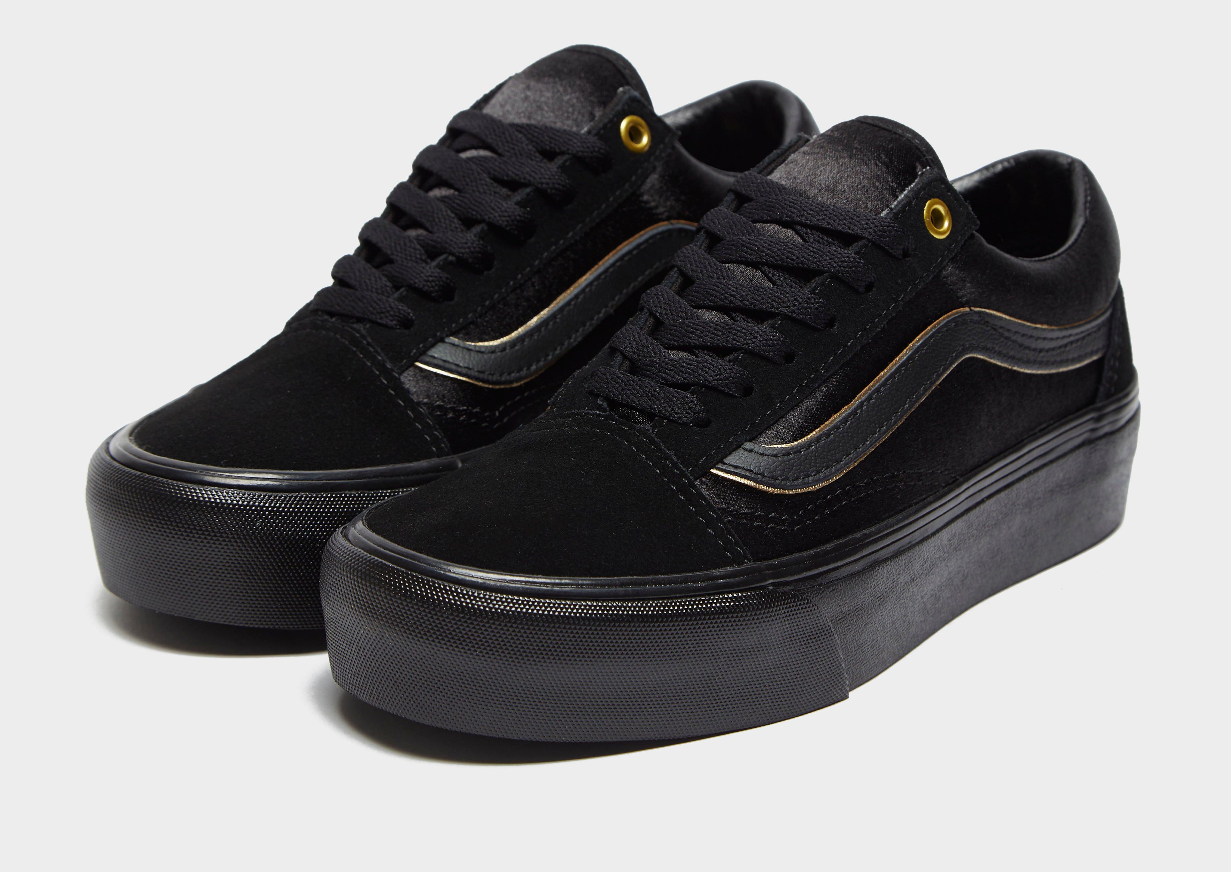 vans platform donna nero