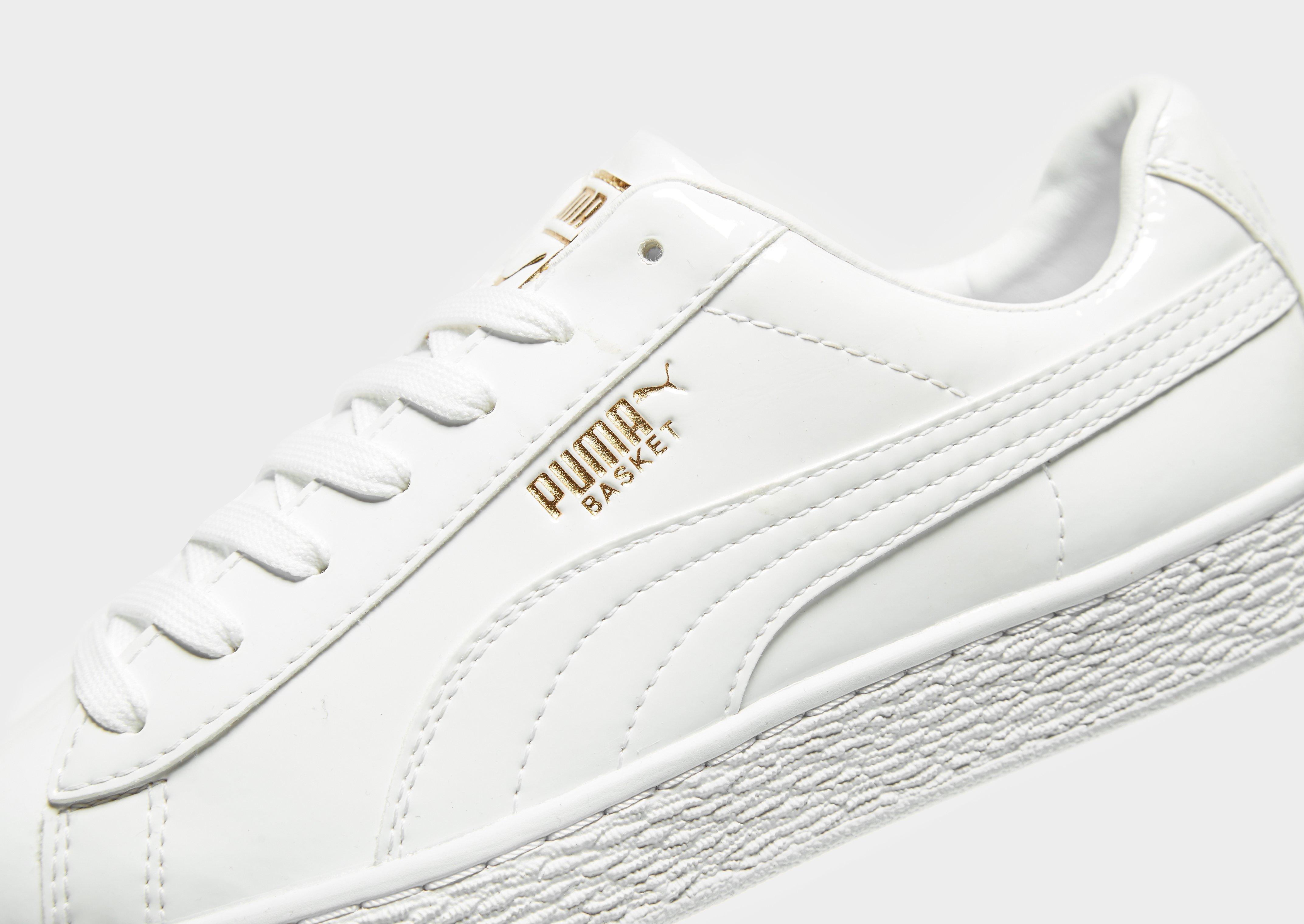 puma classic patent noir