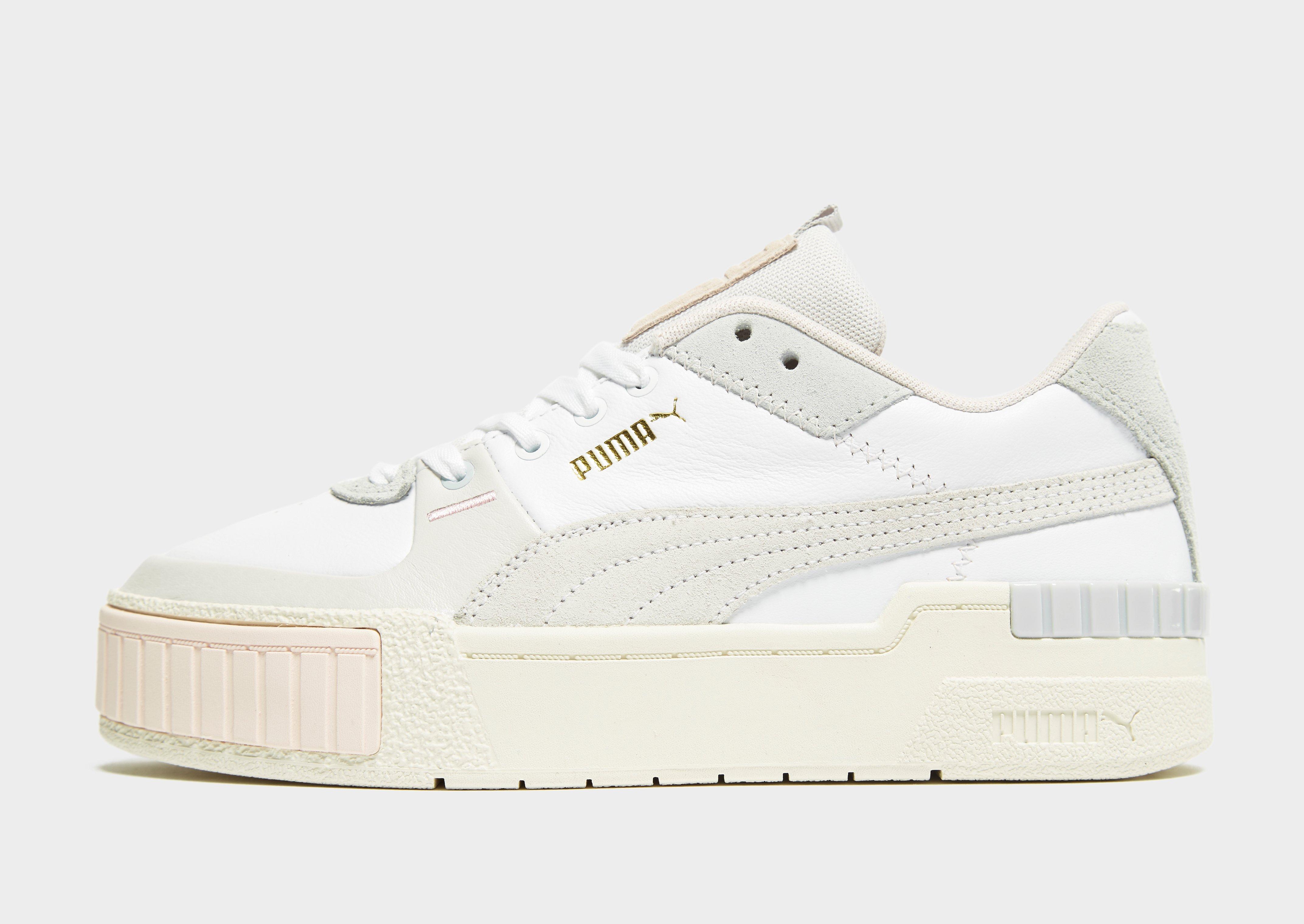 puma cali blanche et rouge