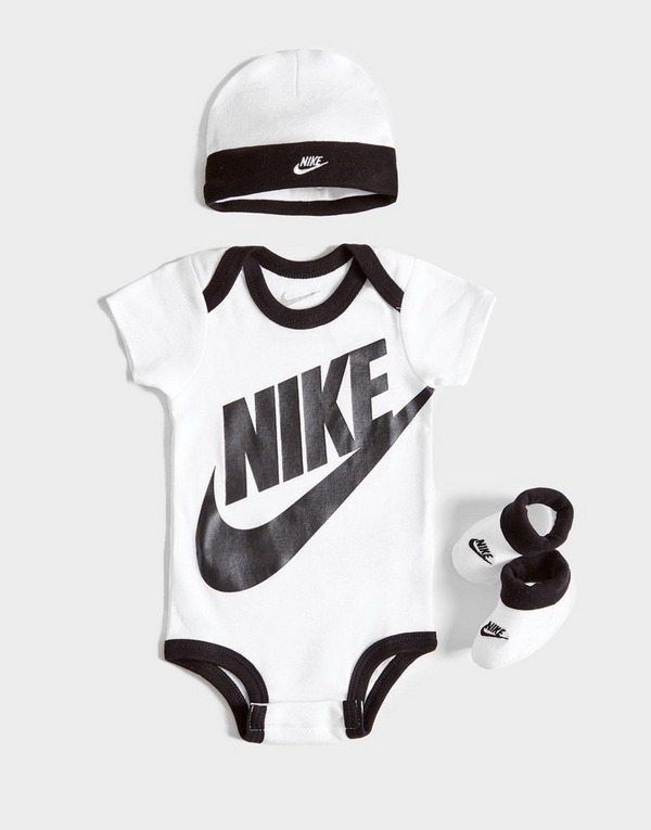 Nike 3 Piece Futura Logo Babygrow Set Infant