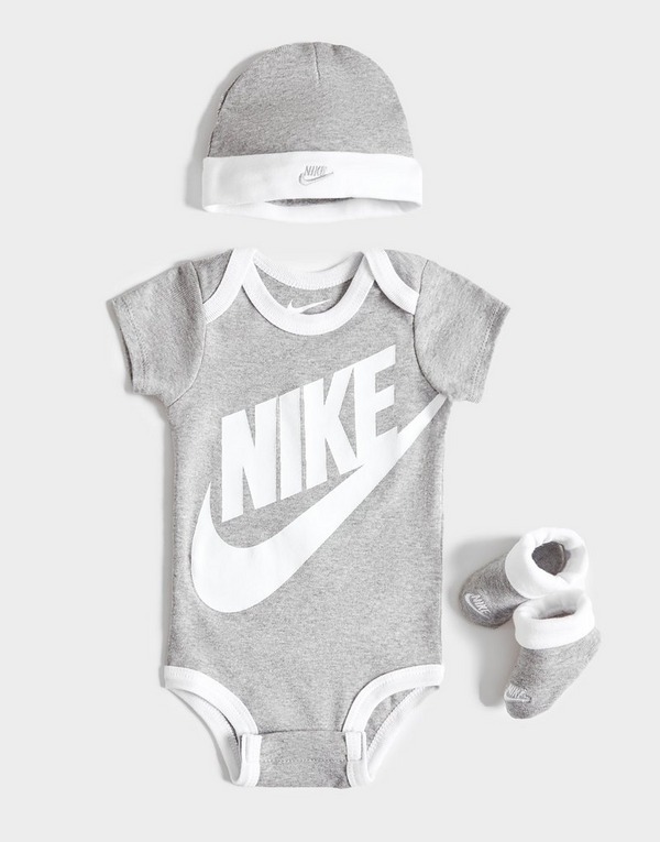 Irradiar tema Moretón Nike conjunto 3 piezas Futura Logo para bebé en Gris | JD Sports España