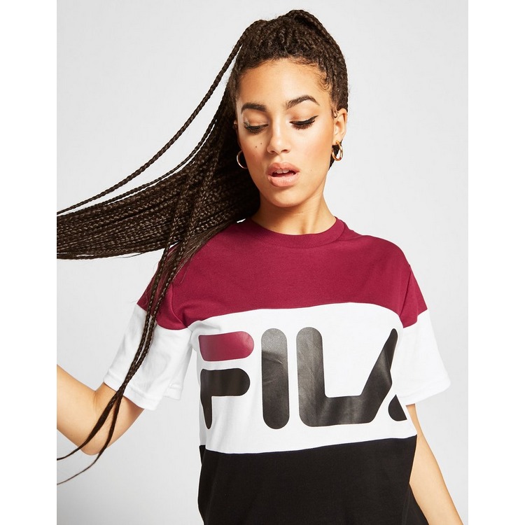 Fila Colour Block Boyfriend T-Shirt