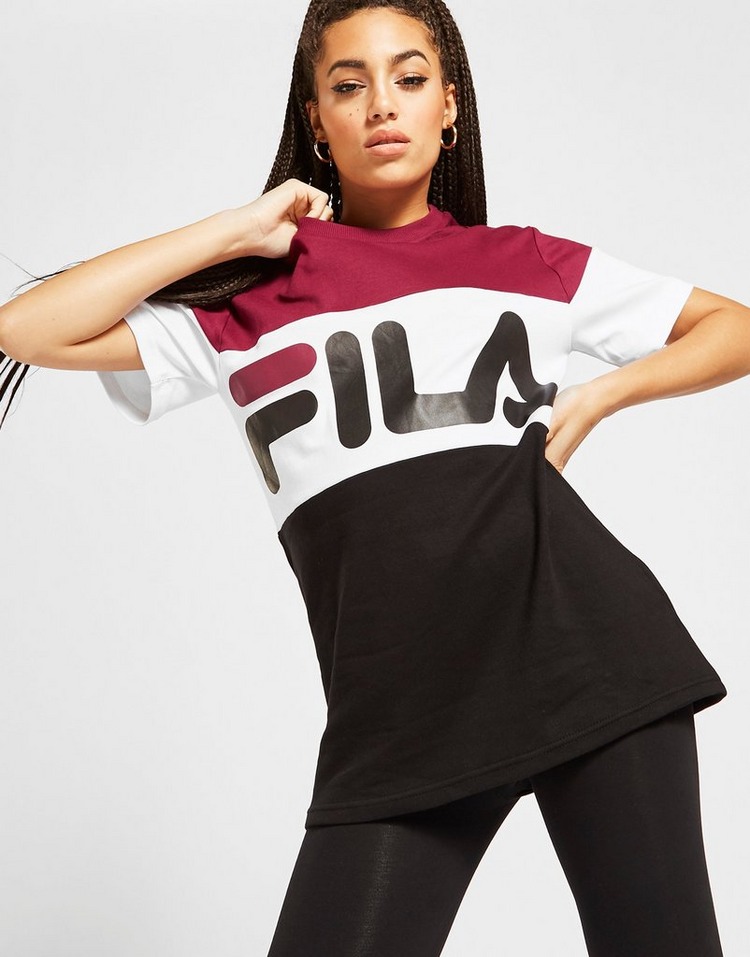 Fila Colour Block Boyfriend T-Shirt