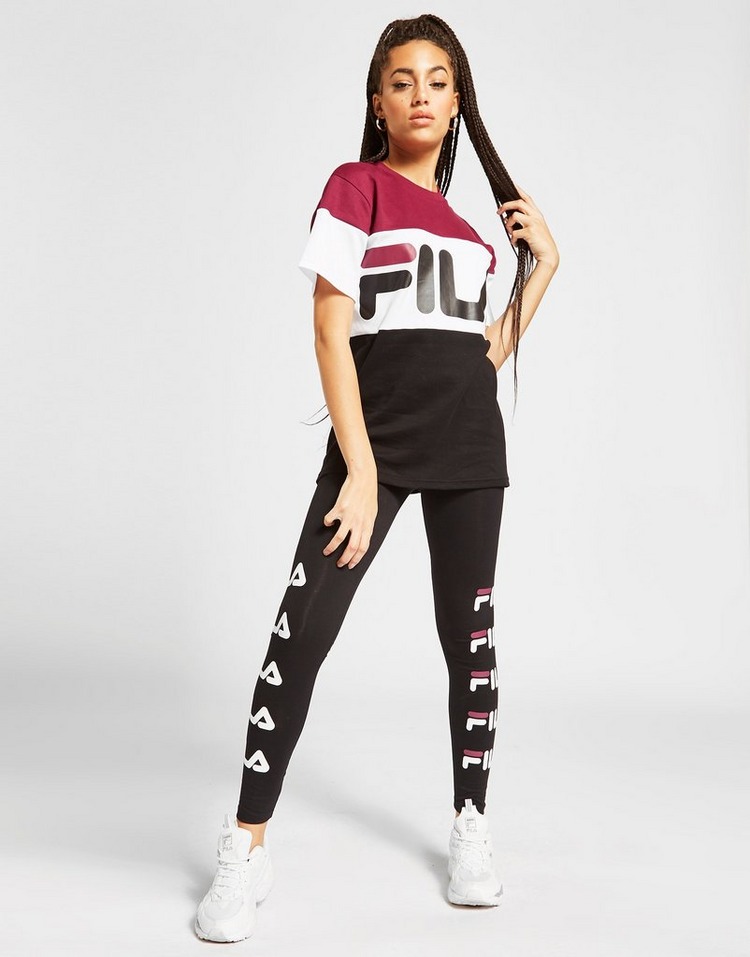 Fila Colour Block Boyfriend T-Shirt