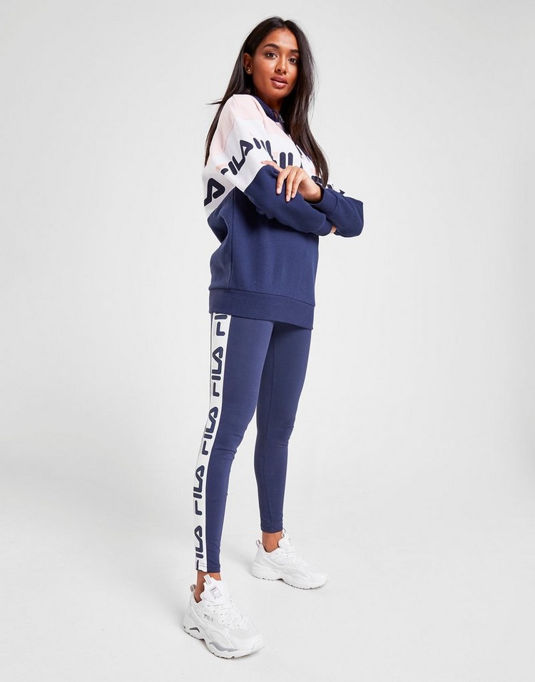 Fila Panel Logo Boyfriend Hoodie