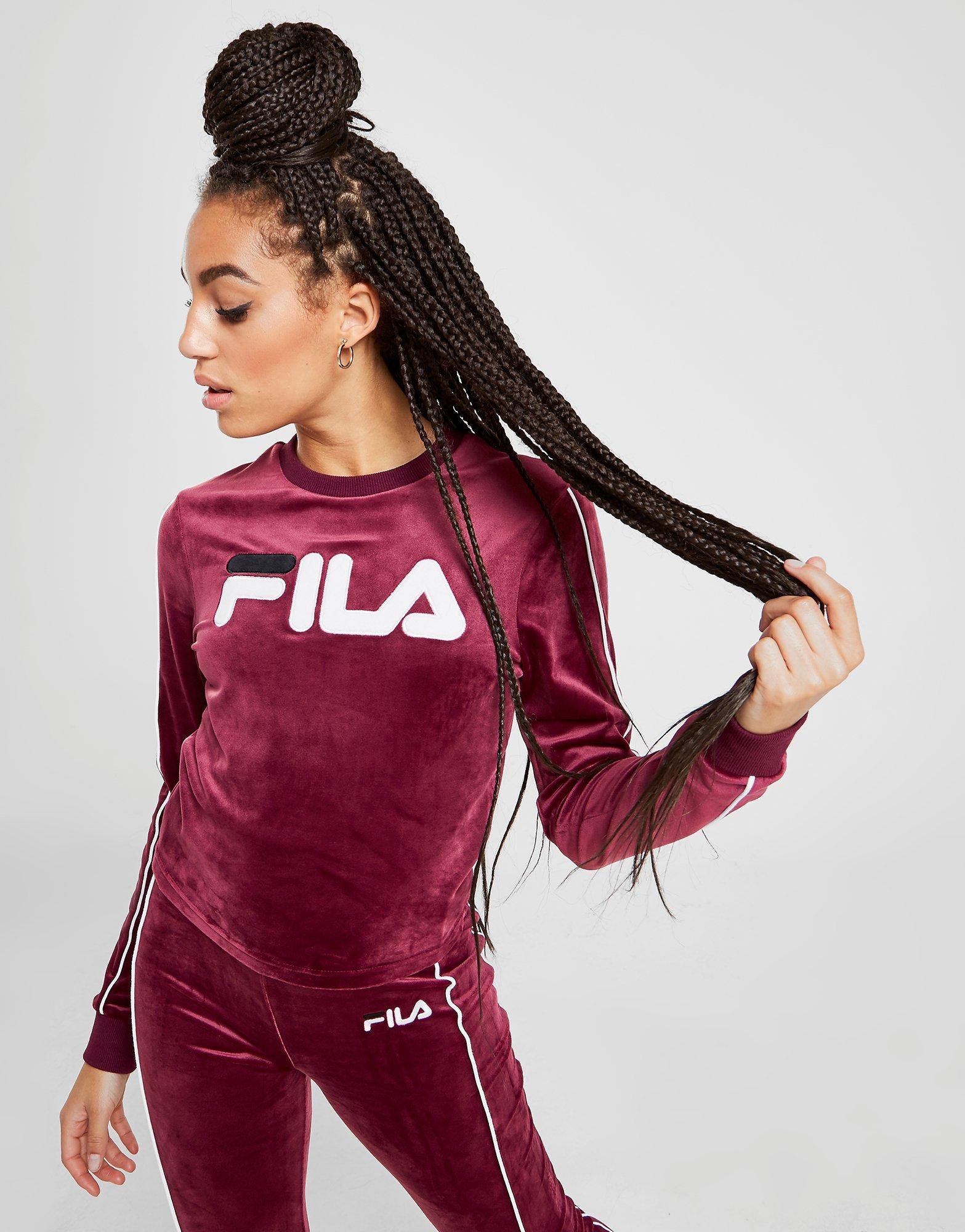 fila crop top long sleeve