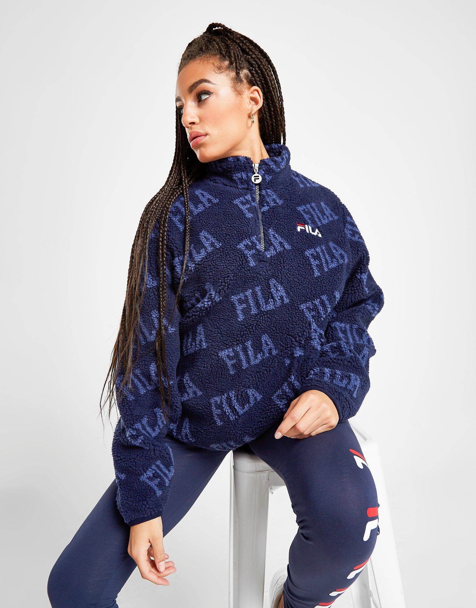 sweat fila femme bleu