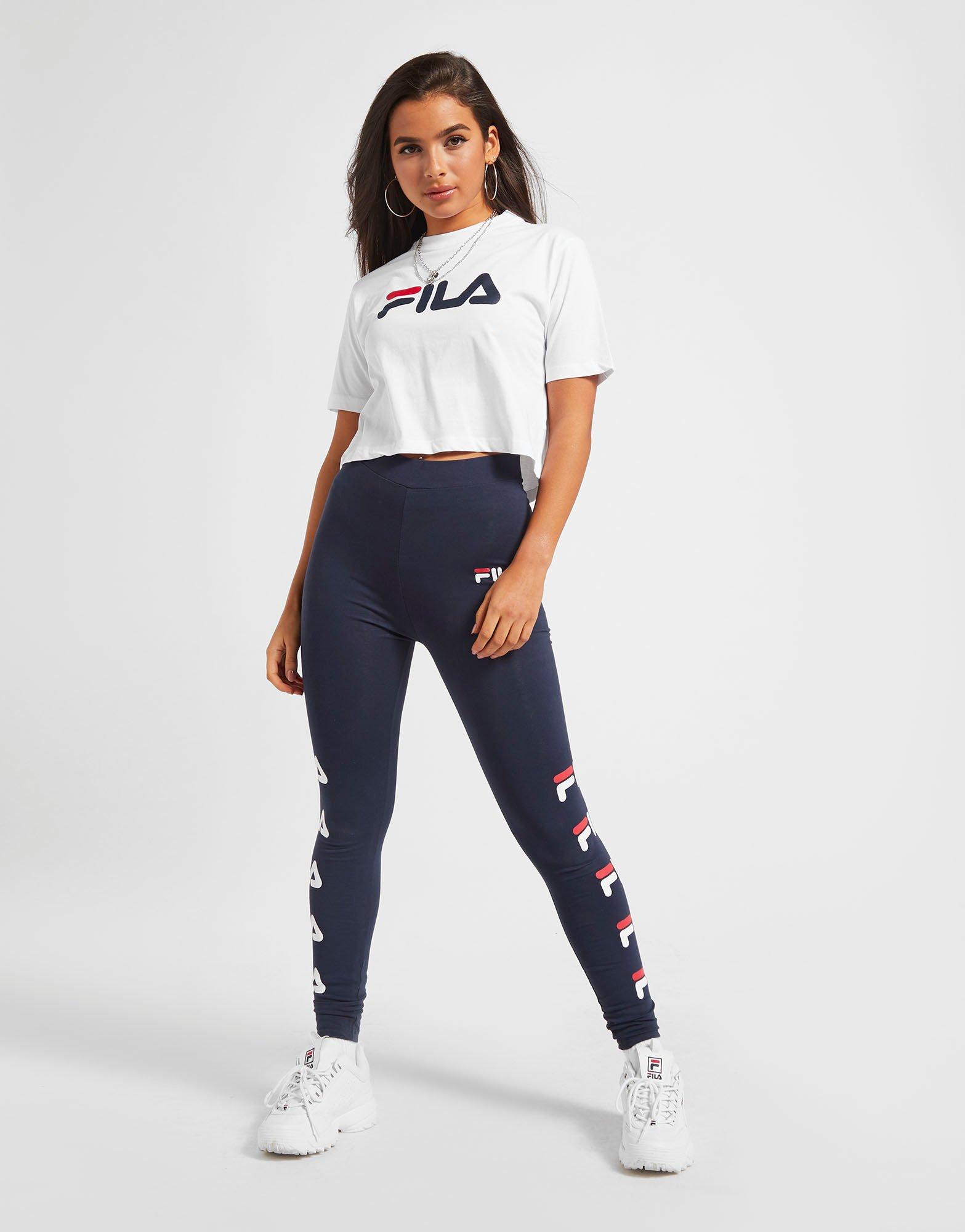 fila crop t shirt