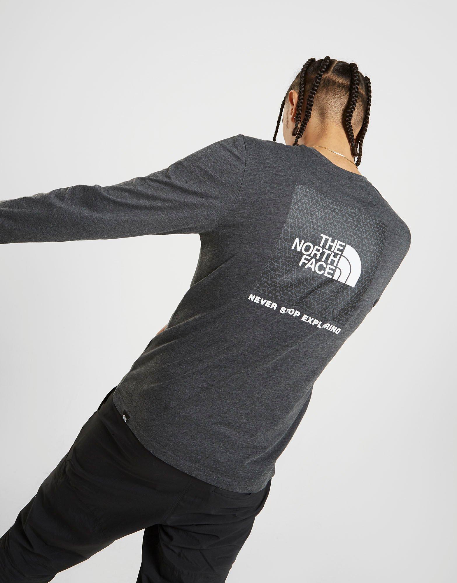 the north face reflective t shirt