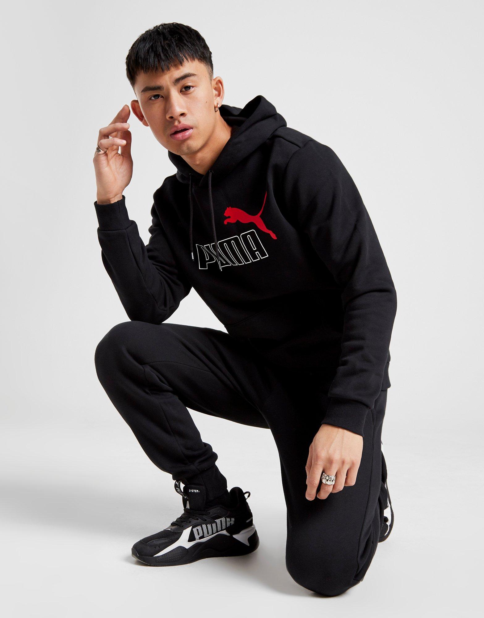 puma core logo hoodie