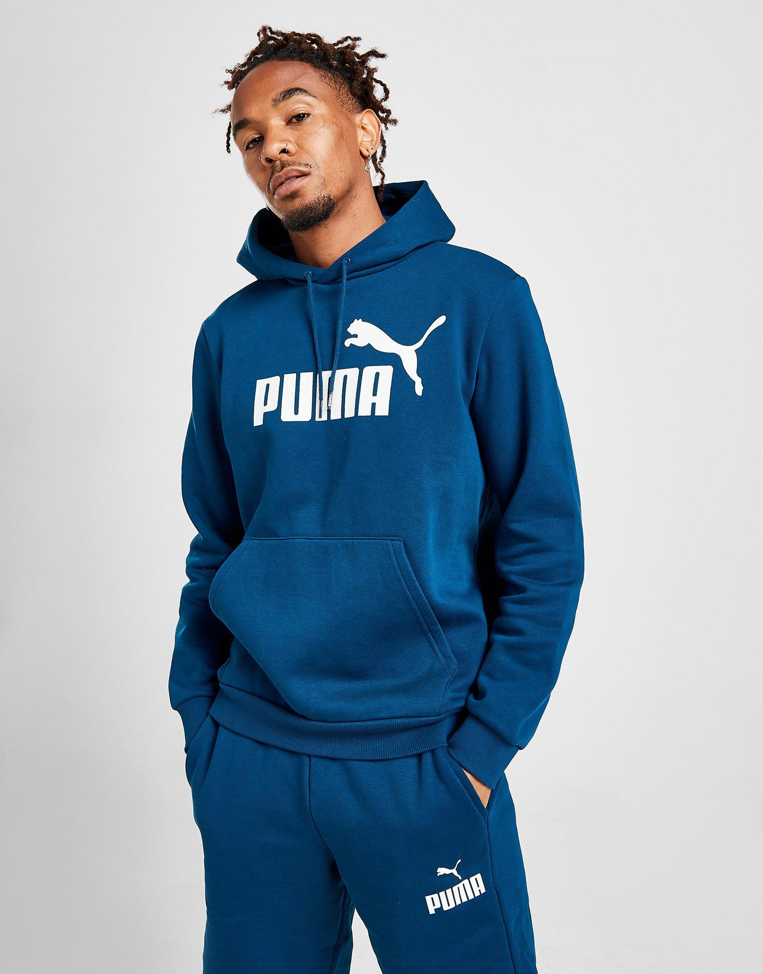 blue puma hoodie mens
