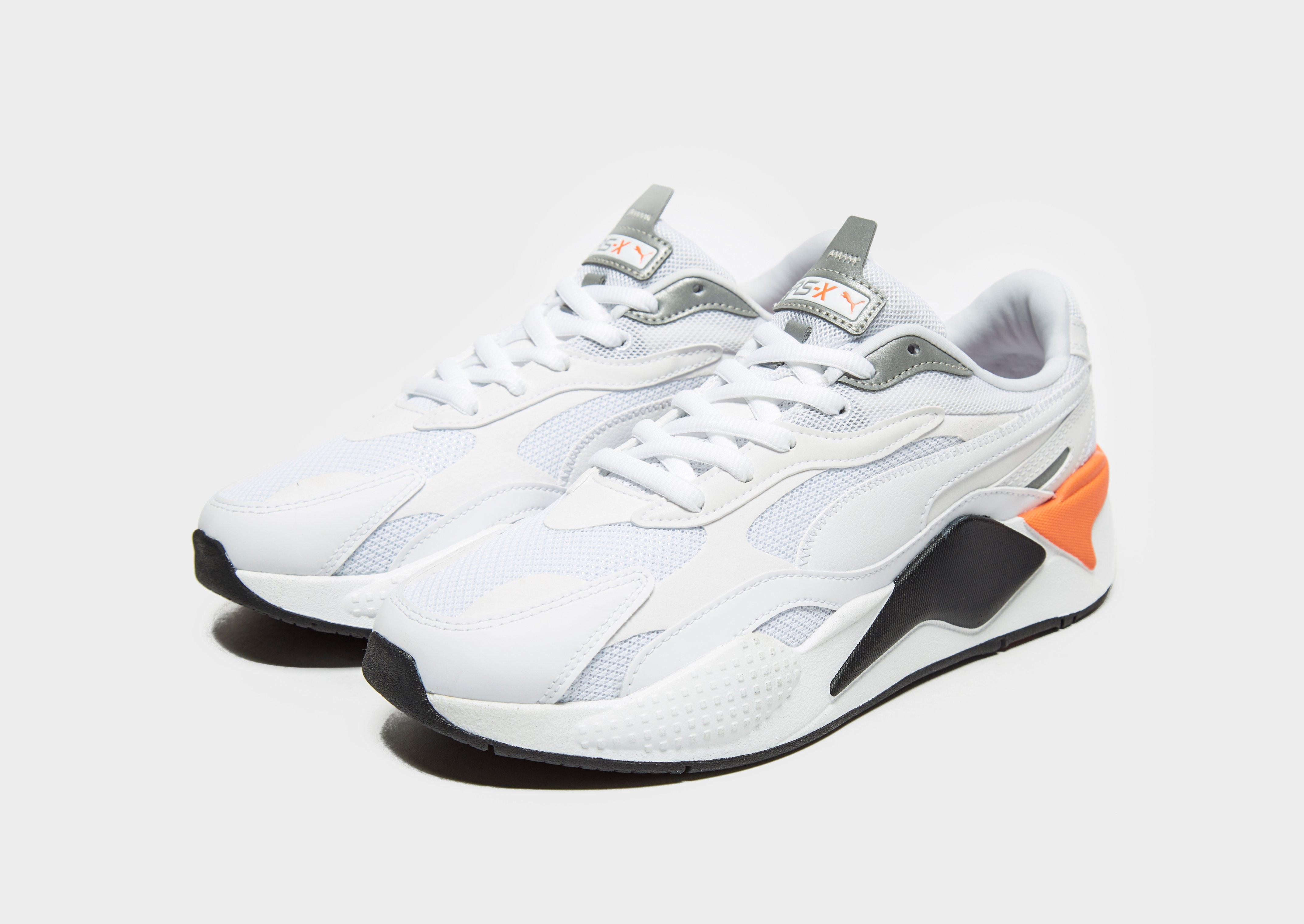 puma rsx white orange