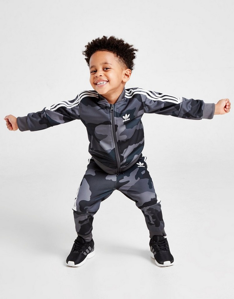 adidas Originals Camo All Over Print Superstar Tracksuit Infant