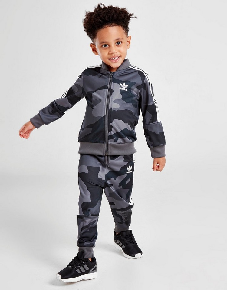 adidas Originals Camo All Over Print Superstar Tracksuit Infant