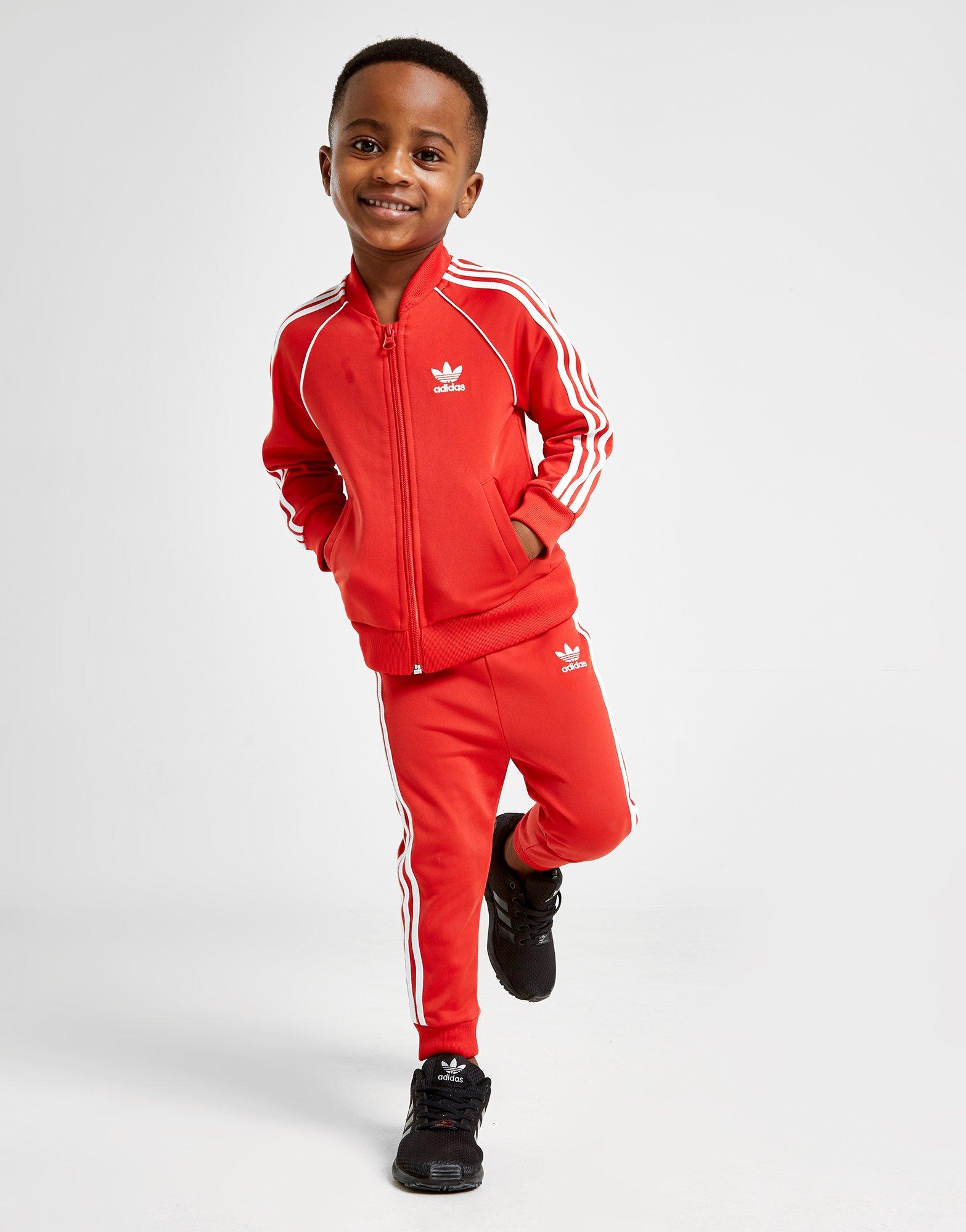 ensemble adidas rouge enfant