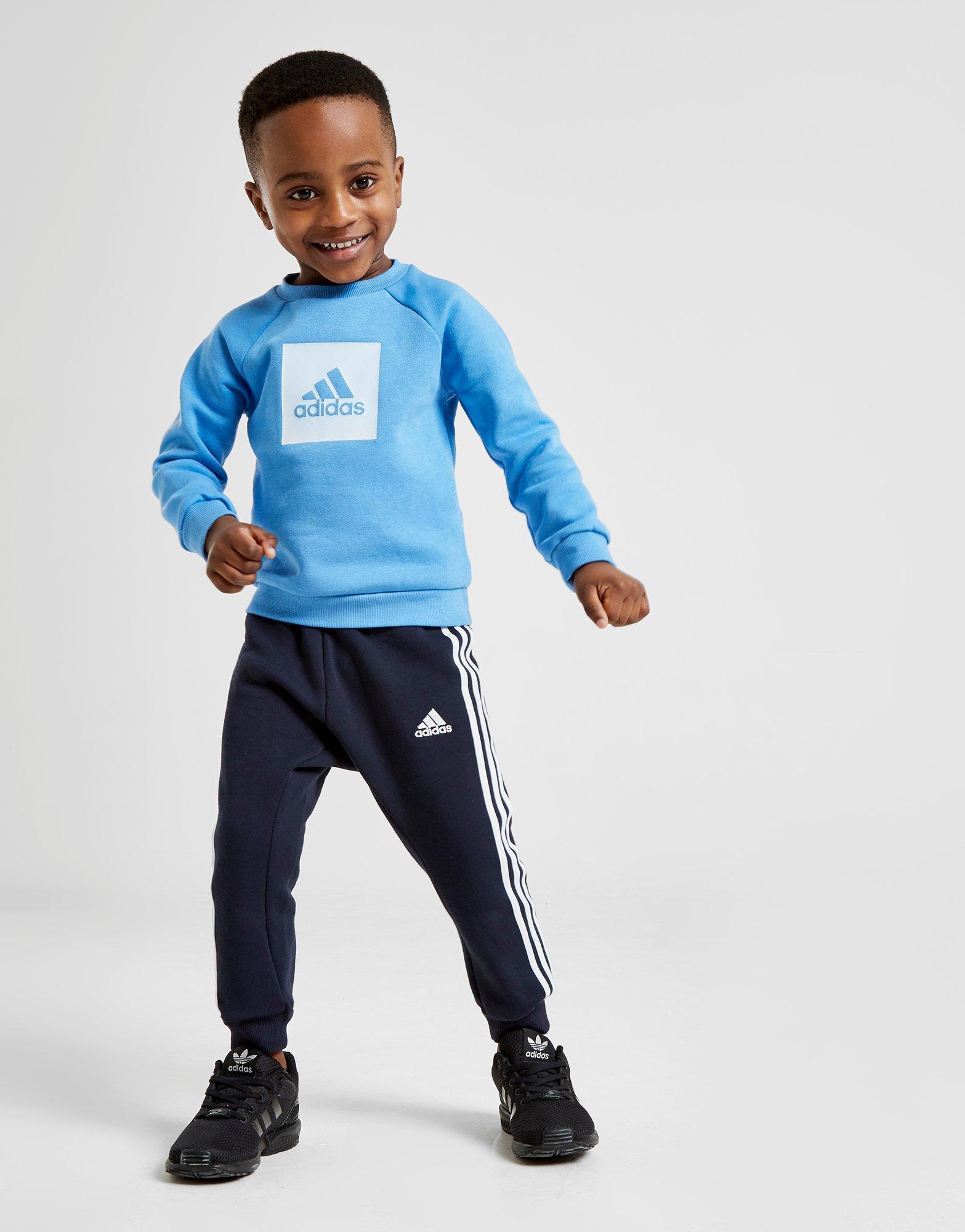 infant blue adidas tracksuit