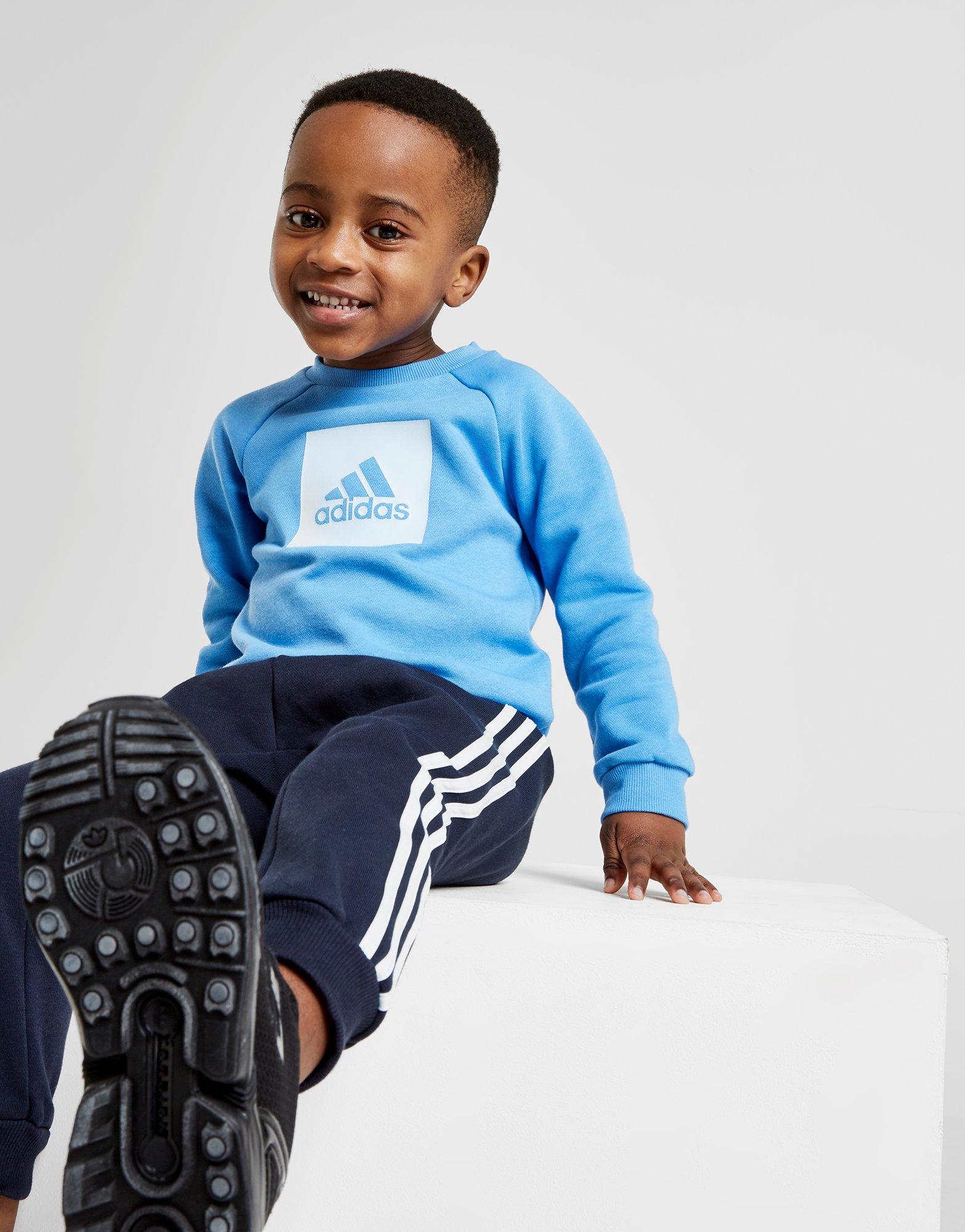 green baby adidas tracksuit
