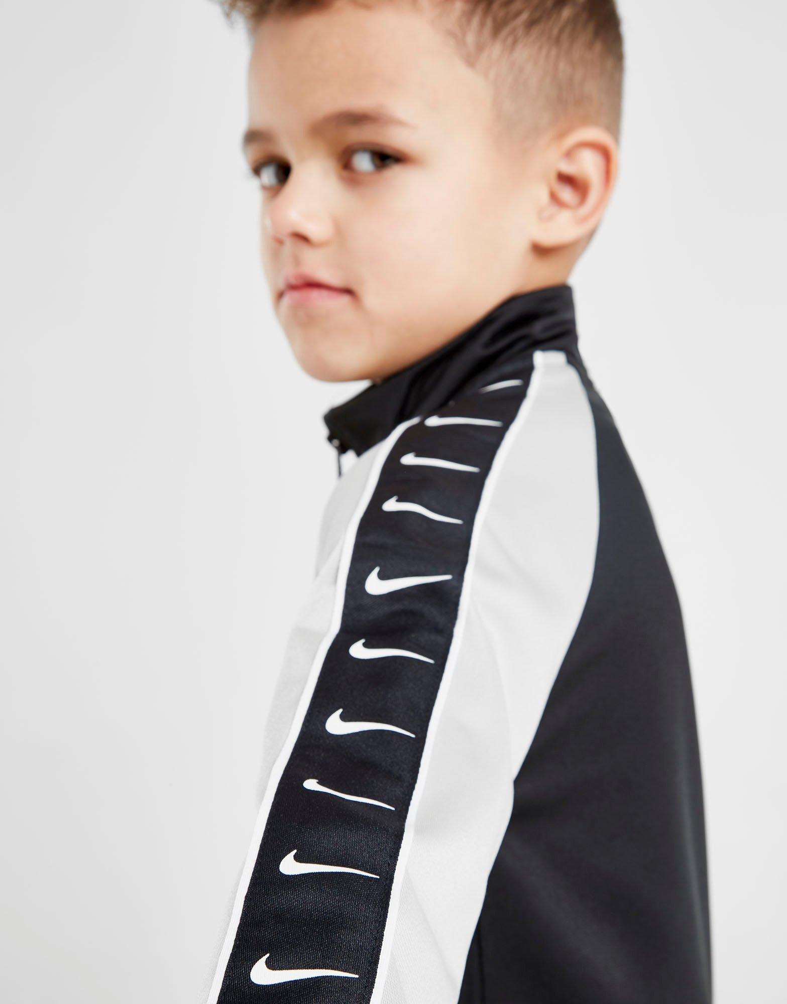 nike swoosh tape tracksuit infant