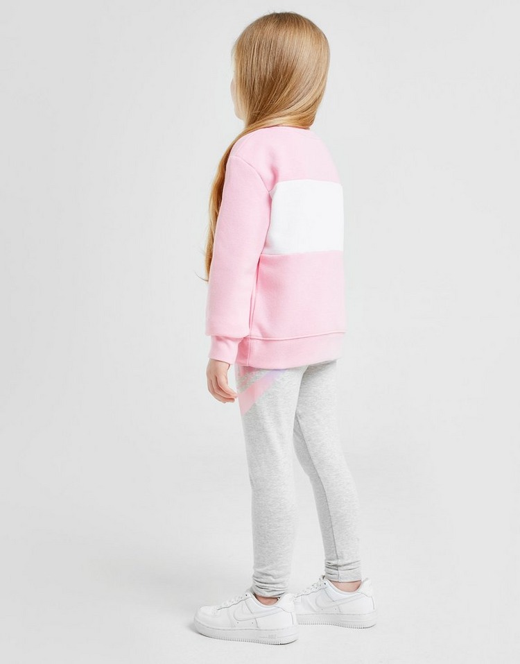 Buy Grey Nike Girls Colour Block Crew Tracksuit Children Jd Sports